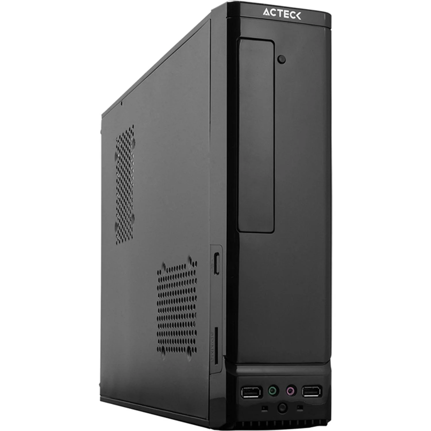 Gabinete ACTECK ATOM GS240 Fuente 450W 1 Fan Micro Torre Slim AC-929042