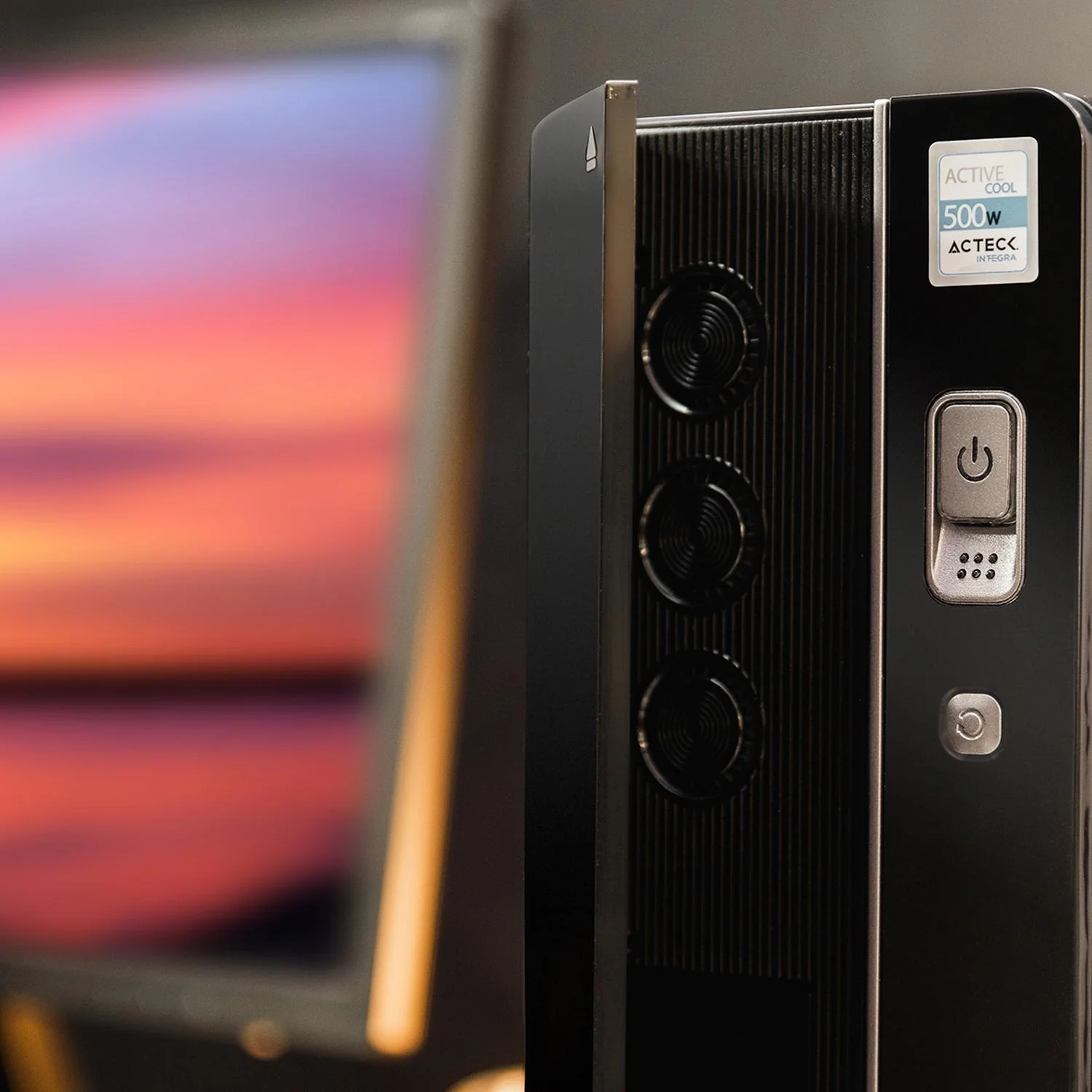 Gabinete ACTECK BERN Micro ATX Mini Torre Fuente 500w Panel Metalico USB Negro GAPC-301 - Image 5
