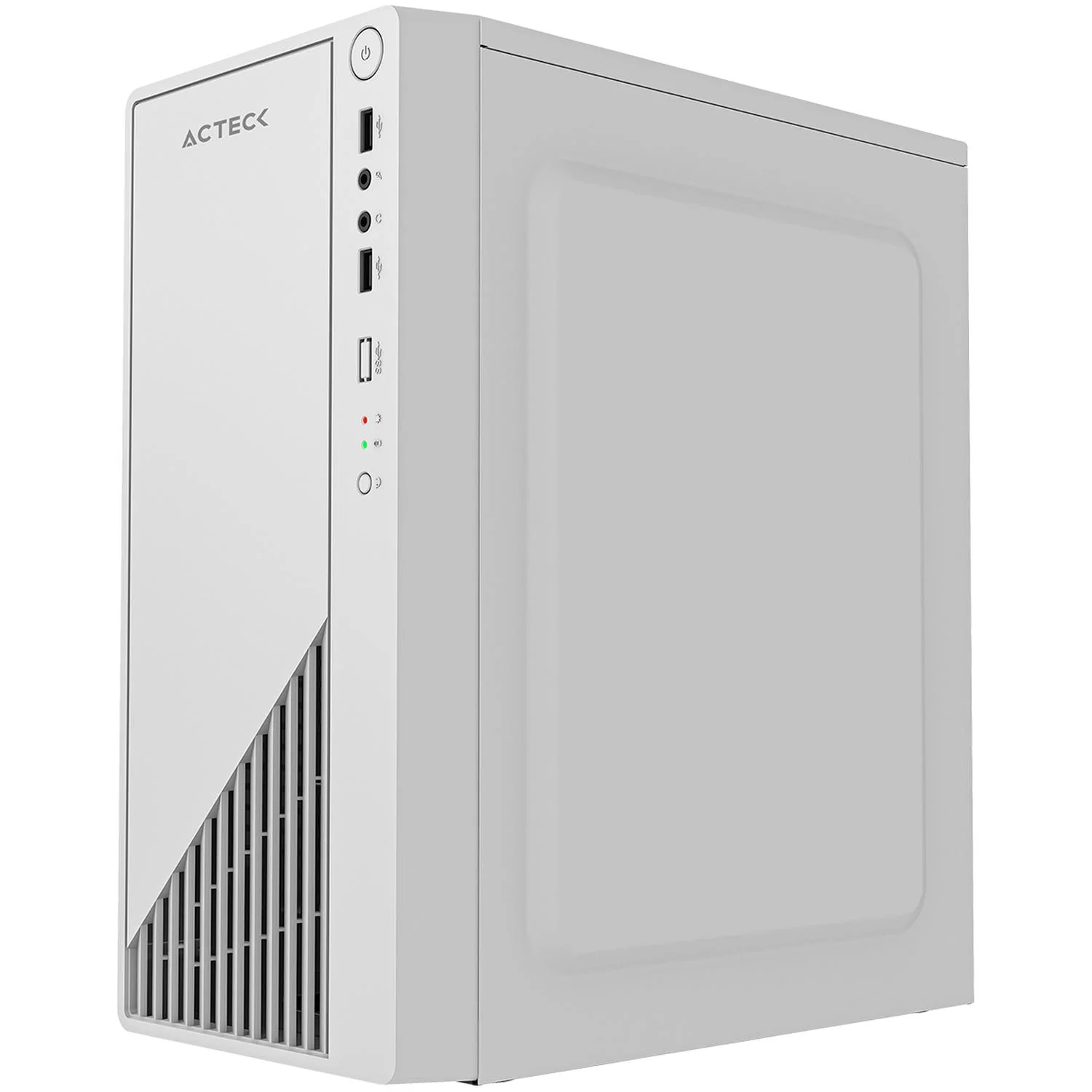 Gabinete ACTECK KIOTO GC220 Micro ATX Mini Torre Fuente 500W Acrilico Blanco AC-939522 - Image 6