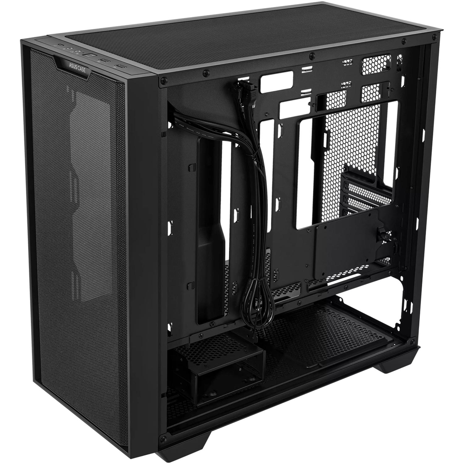 Gabinete ASUS A21 Case Micro ATX Mini Torre Cristal Templado Negro 90DC00H0-B08000 - Image 5