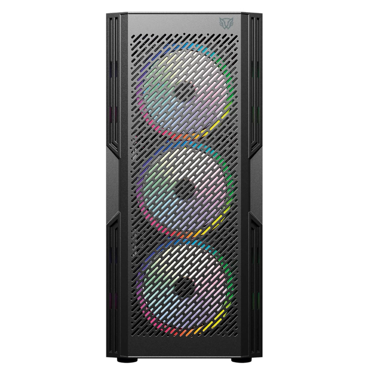 Gabinete Gamer BALAM RUSH DRAGONFLY VENTRA GM570 ATX Media Torre 4 Fan ARGB Cristal templado Frente Mesh Negro BR-943956 - Image 3