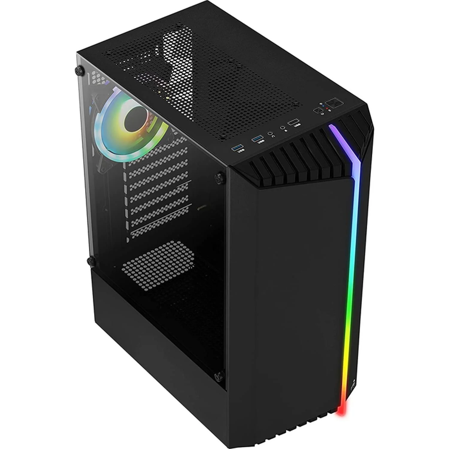 Gabinete Gamer AEROCOOL BIONIC G V2 ATX Cristal Templado - Image 3