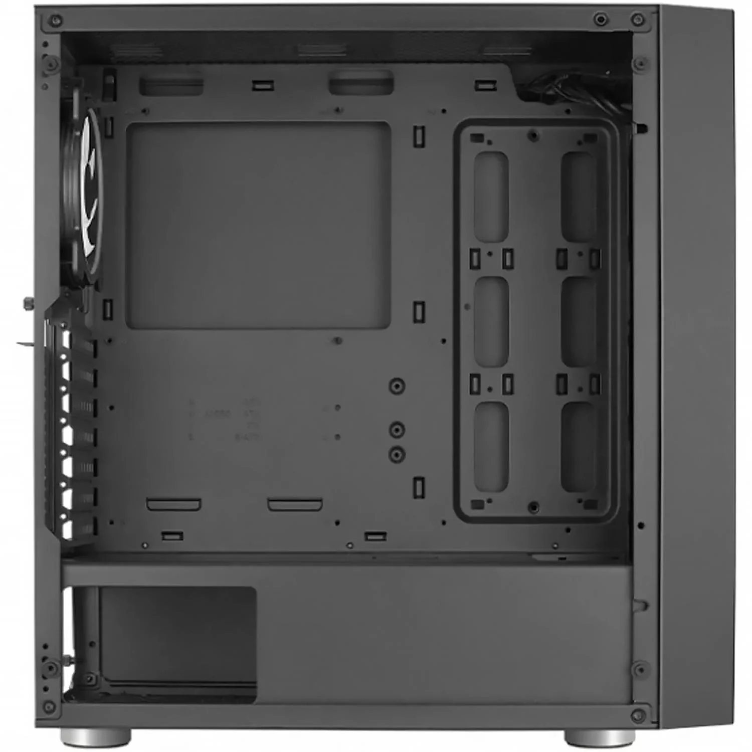 Gabinete Gamer AEROCOOL SKRIBBLE ATX 3 Fan Cristal Templado Negro SKRIBBLE-G-BK-V1 - Image 6