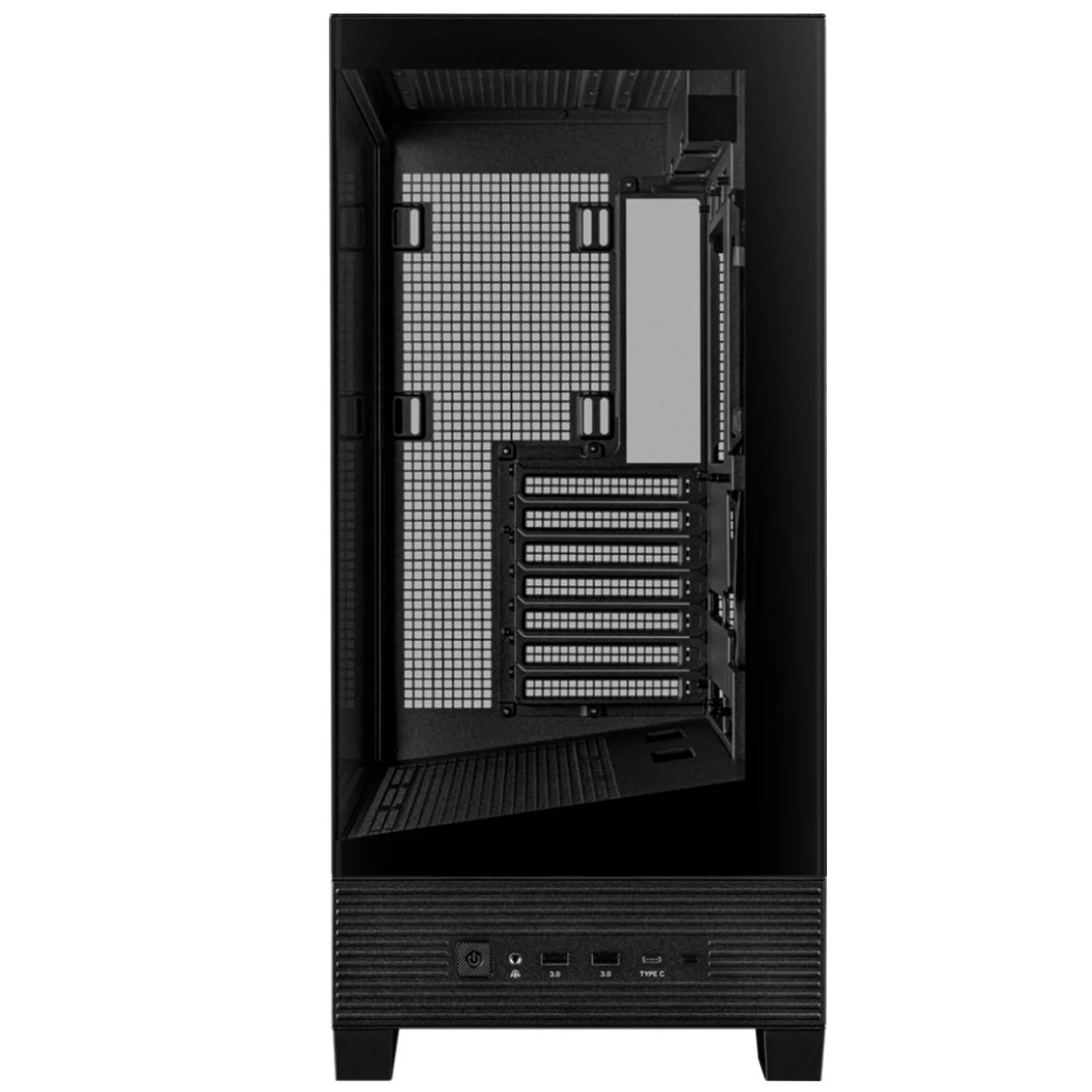 Gabinete Gamer ASUS A31 TG Black ATX Media Torre Cristal Templado BTF USB-C Negro - Image 2