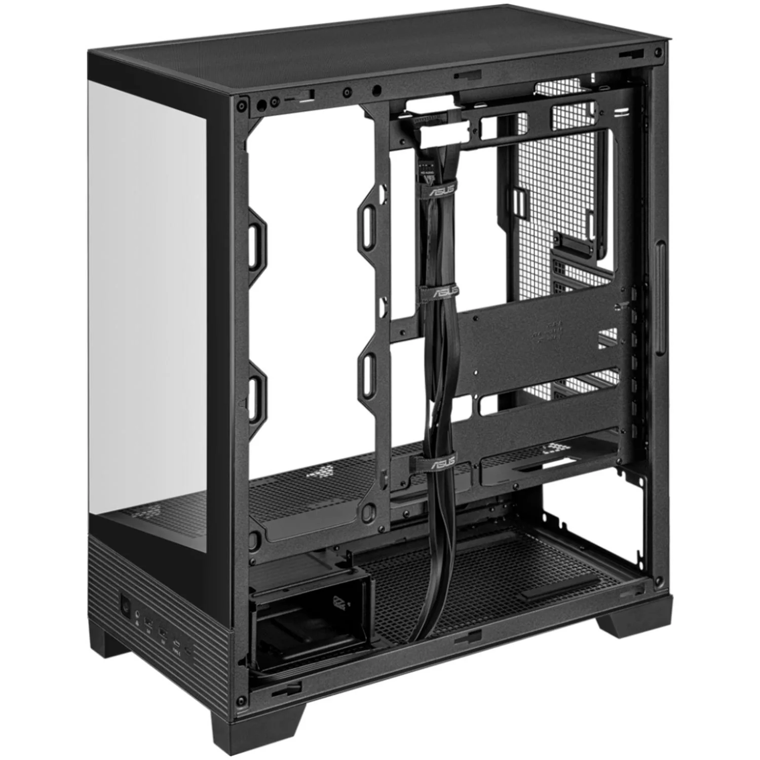 Gabinete Gamer ASUS A31 TG Black ATX Media Torre Cristal Templado BTF USB-C Negro - Image 5