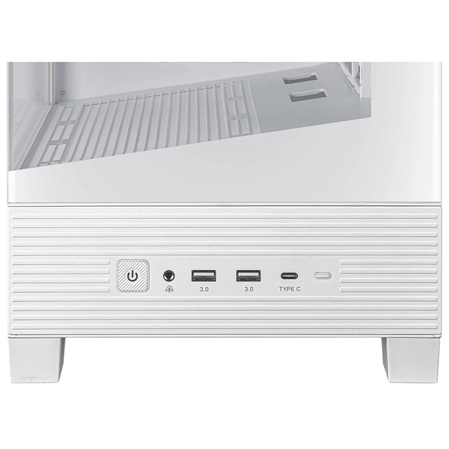 Gabinete Gamer ASUS A31 TG WHITE ATX Media Torre Cristal Templado USB-C Blanco - Image 5