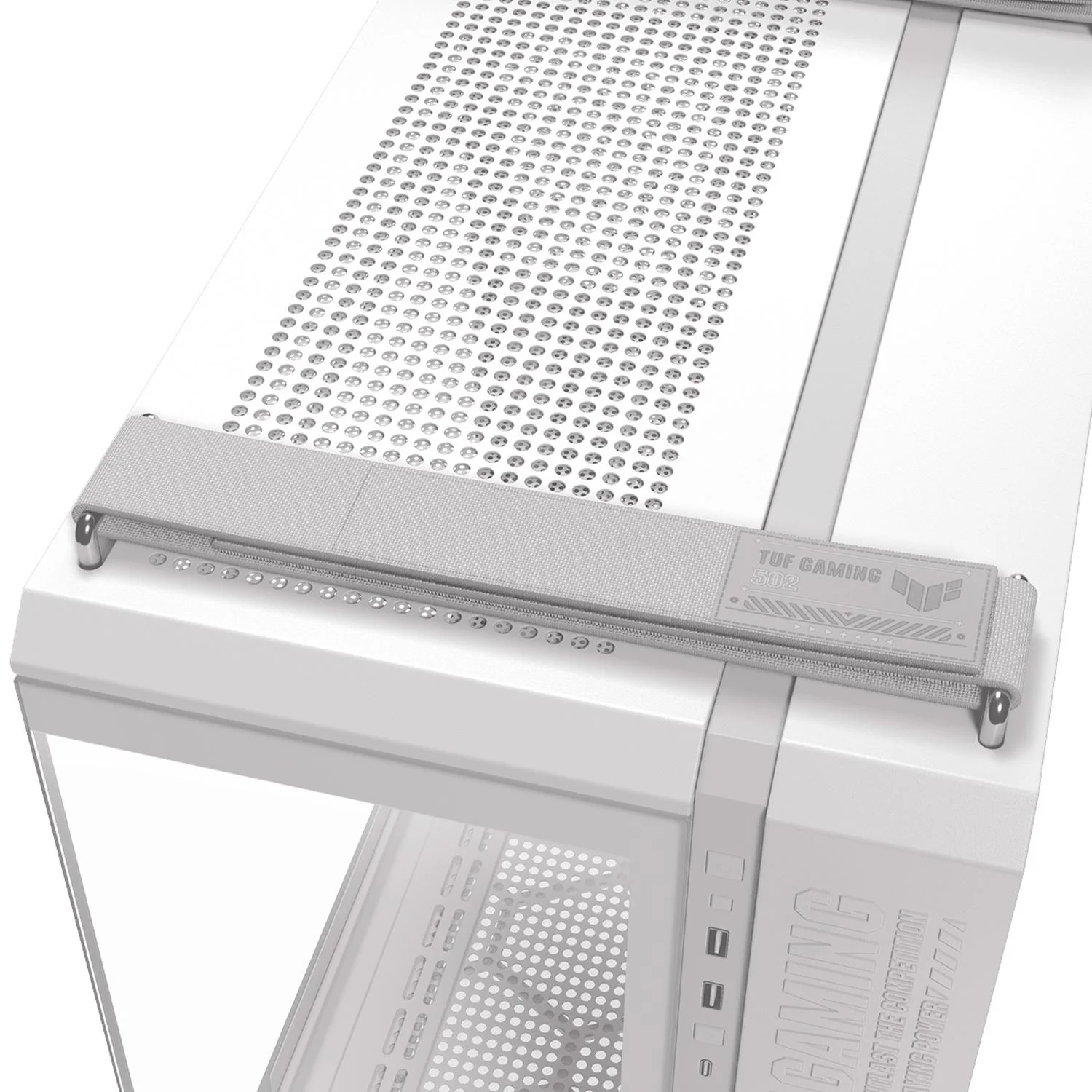 Gabinete Gamer ASUS TUF Gaming GT502 Horizon ATX Media Torre Cristal Templado USB-C Blanco - Image 3