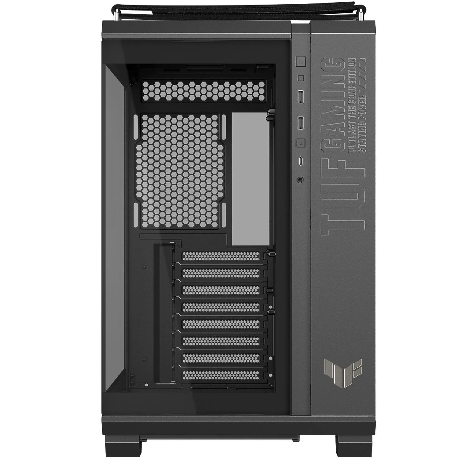 Gabinete Gamer ASUS TUF Gaming GT502 Horizon ATX Media Torre Cristal Templado USB-C Negro - Image 2