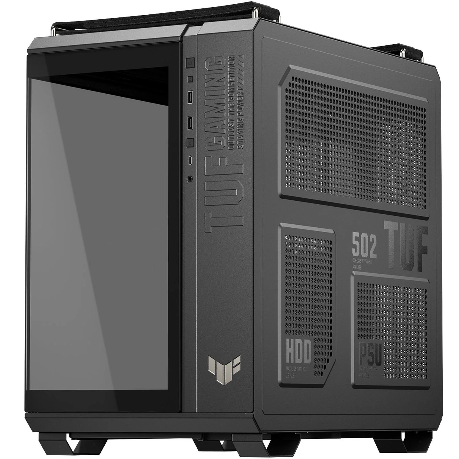 Gabinete Gamer ASUS TUF Gaming GT502 Horizon ATX Media Torre Cristal Templado USB-C Negro - Image 3