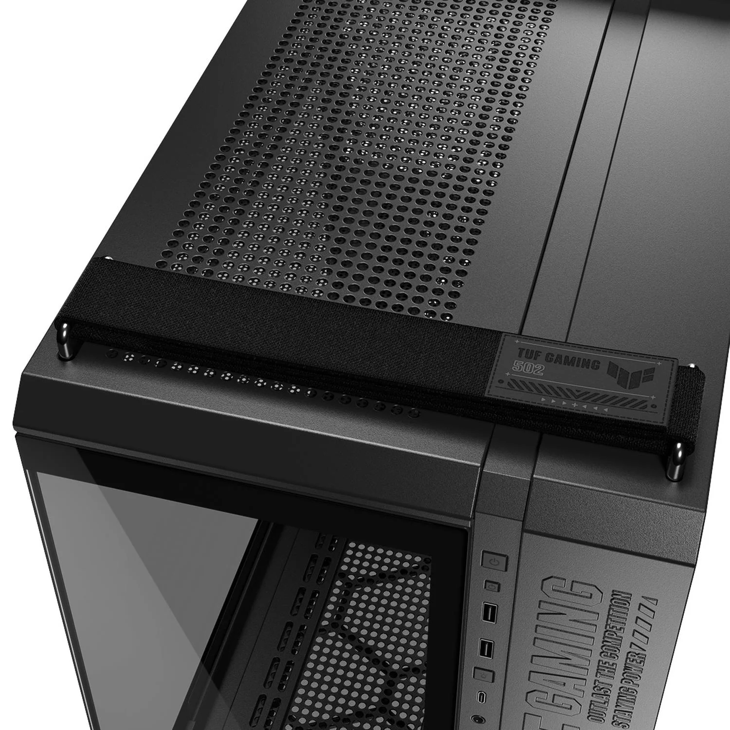 Gabinete Gamer ASUS TUF Gaming GT502 Horizon ATX Media Torre Cristal Templado USB-C Negro - Image 4