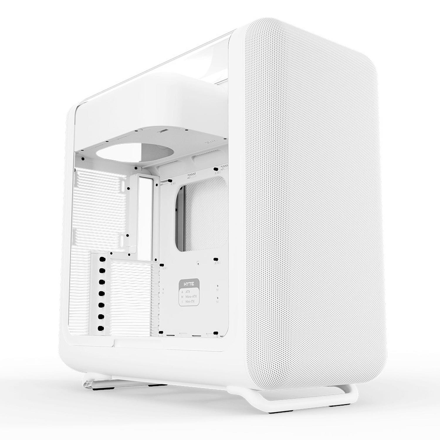 Gabinete Gamer HYTE X50 E-ATX Media Torre Cristal Templado USB-C Blanco CS-HYTE-X50G-WW