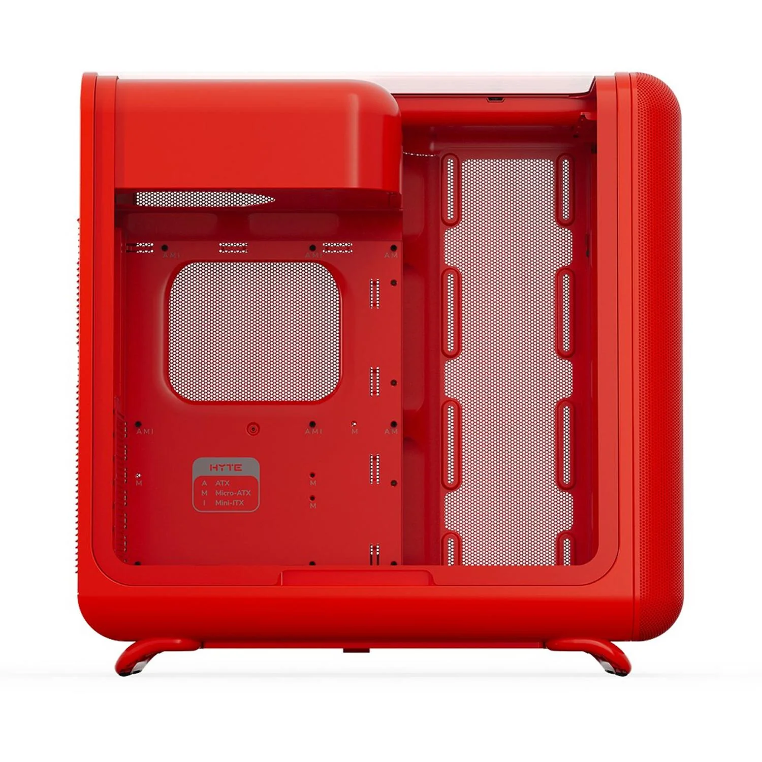 Gabinete Gamer HYTE X50 E-ATX Media Torre Cristal Templado USB-C Rojo CS-HYTE-X50G-RR - Image 4