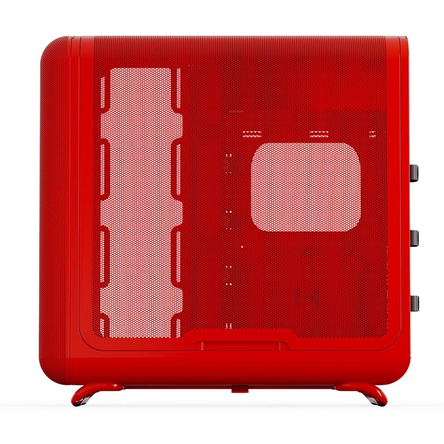 Gabinete Gamer HYTE X50 E-ATX Media Torre Cristal Templado USB-C Rojo CS-HYTE-X50G-RR - Image 5