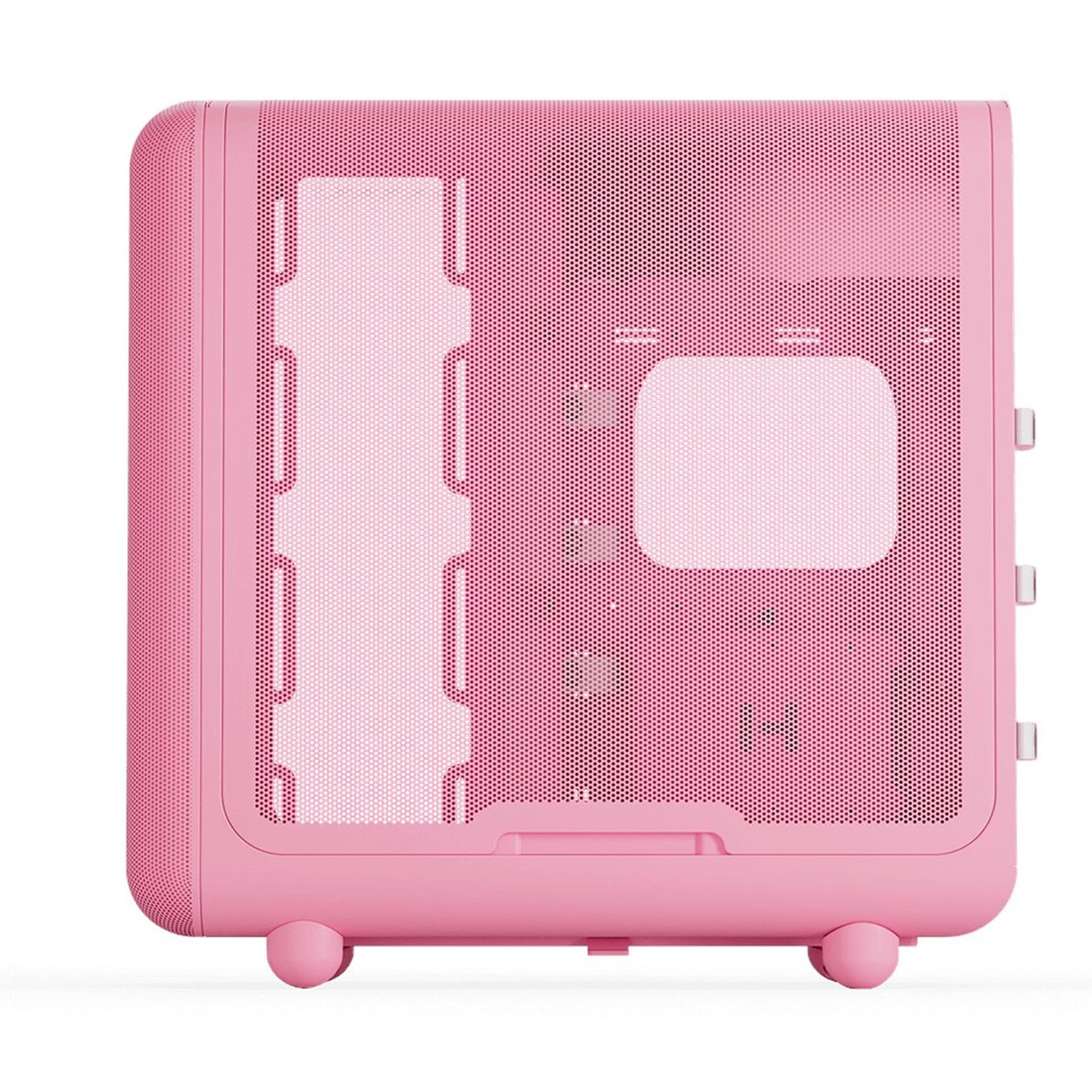 Gabinete Gamer HYTE X50 E-ATX Media Torre Cristal Templado USB-C Rosado CS-HYTE-X50G-SM - Image 5