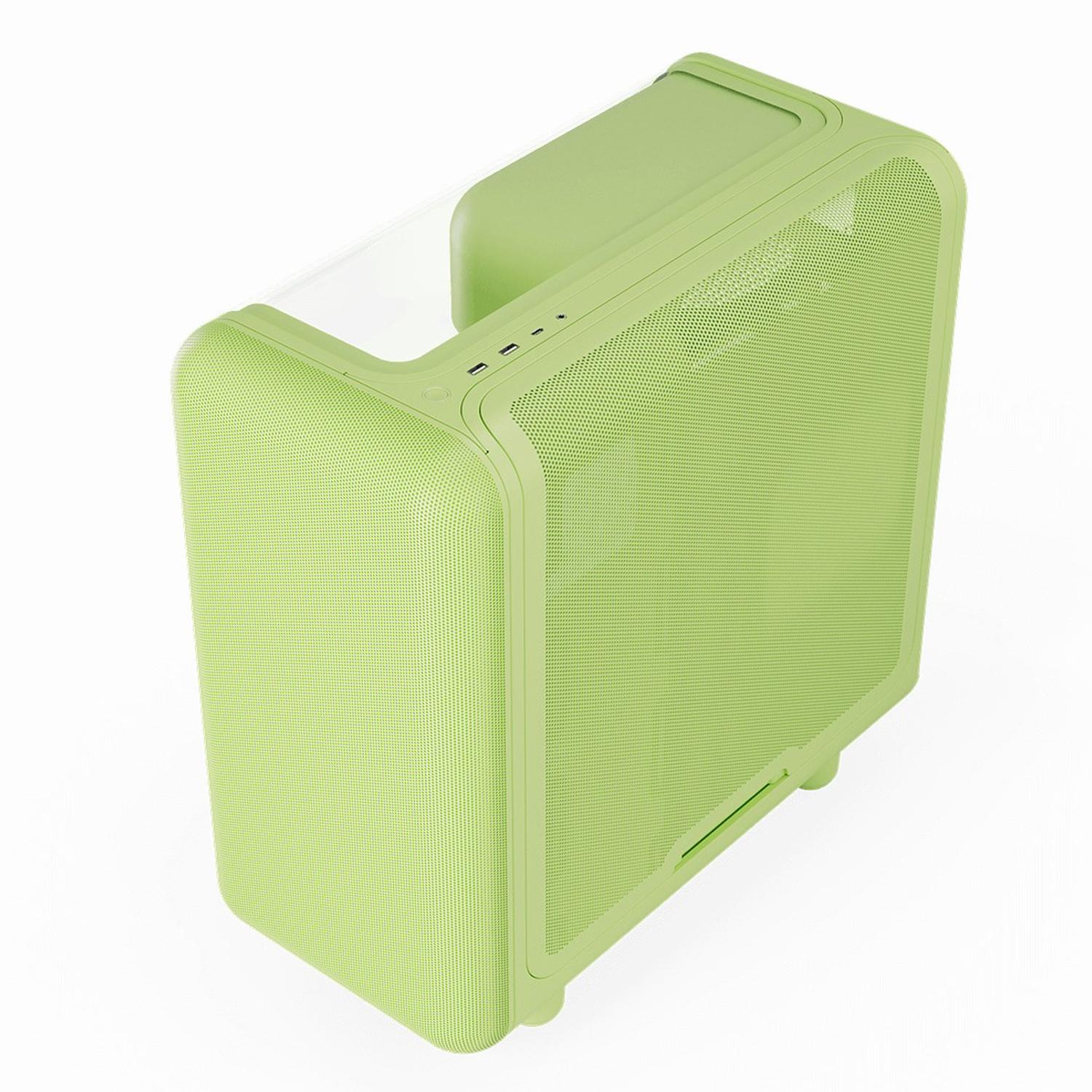 Gabinete Gamer HYTE X50 E-ATX Media Torre Cristal Templado USB-C Verde CS-HYTE-X50G-MM - Image 2