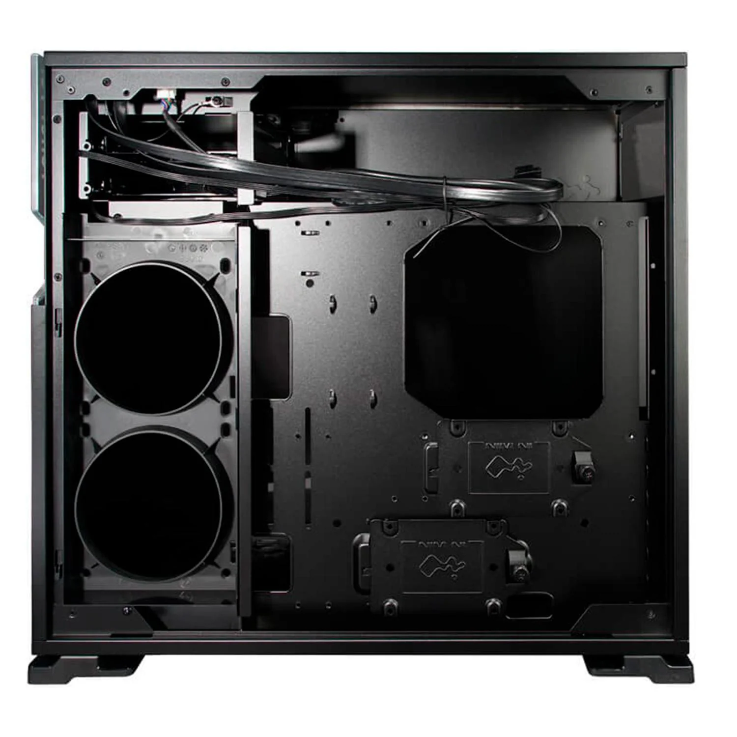 Gabinete Gamer IN WIN 101 TUF BLACK ATX Media Torre Fuente 750w GOLD Kit 3 Fan LUNA Cristal Templado - Image 5