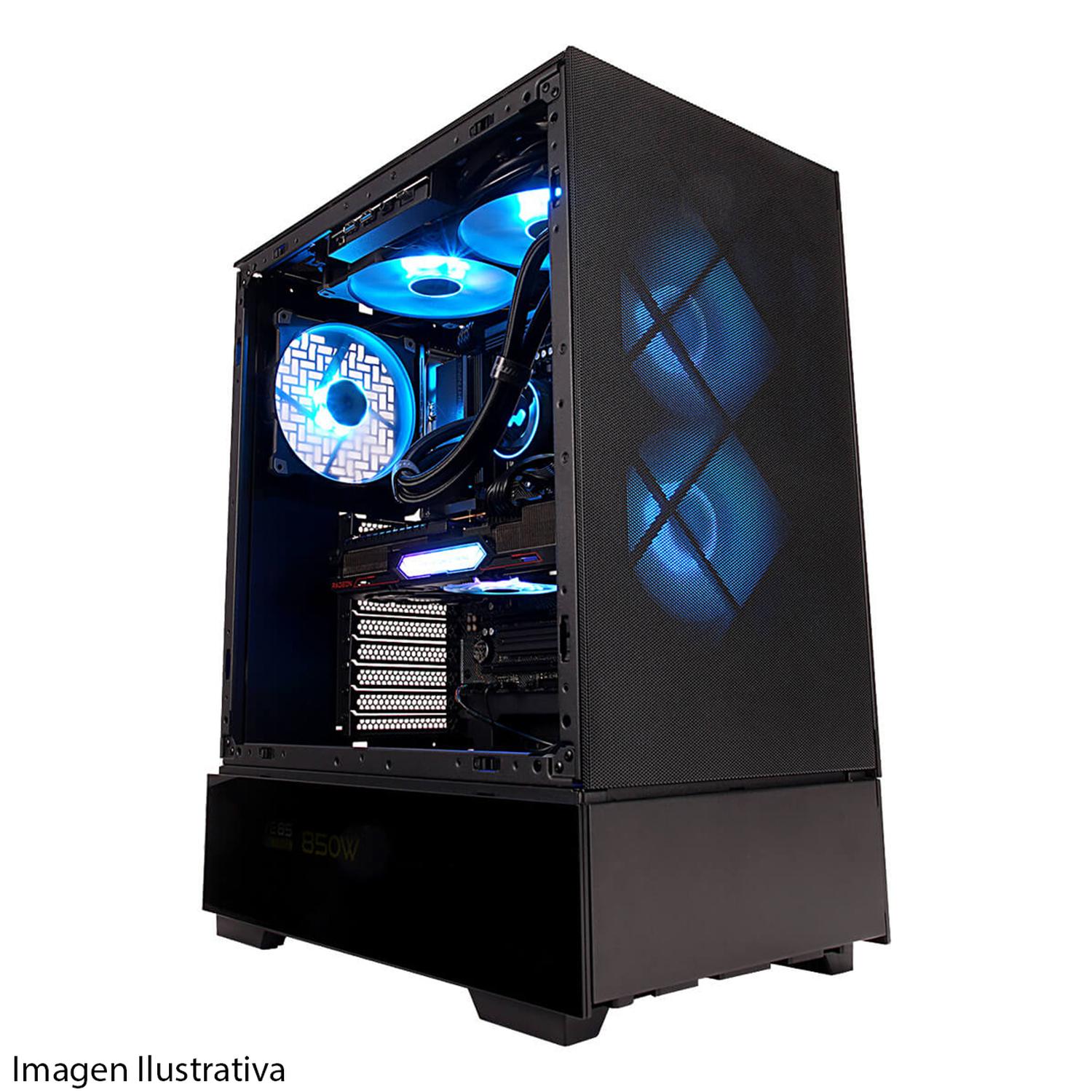 Gabinete Gamer IN WIN MODFREE BASE E-ATX Full Torre 3 Fan Cristal Templado USB-C Negro IW-CS-MFBASE-BLK - Image 5