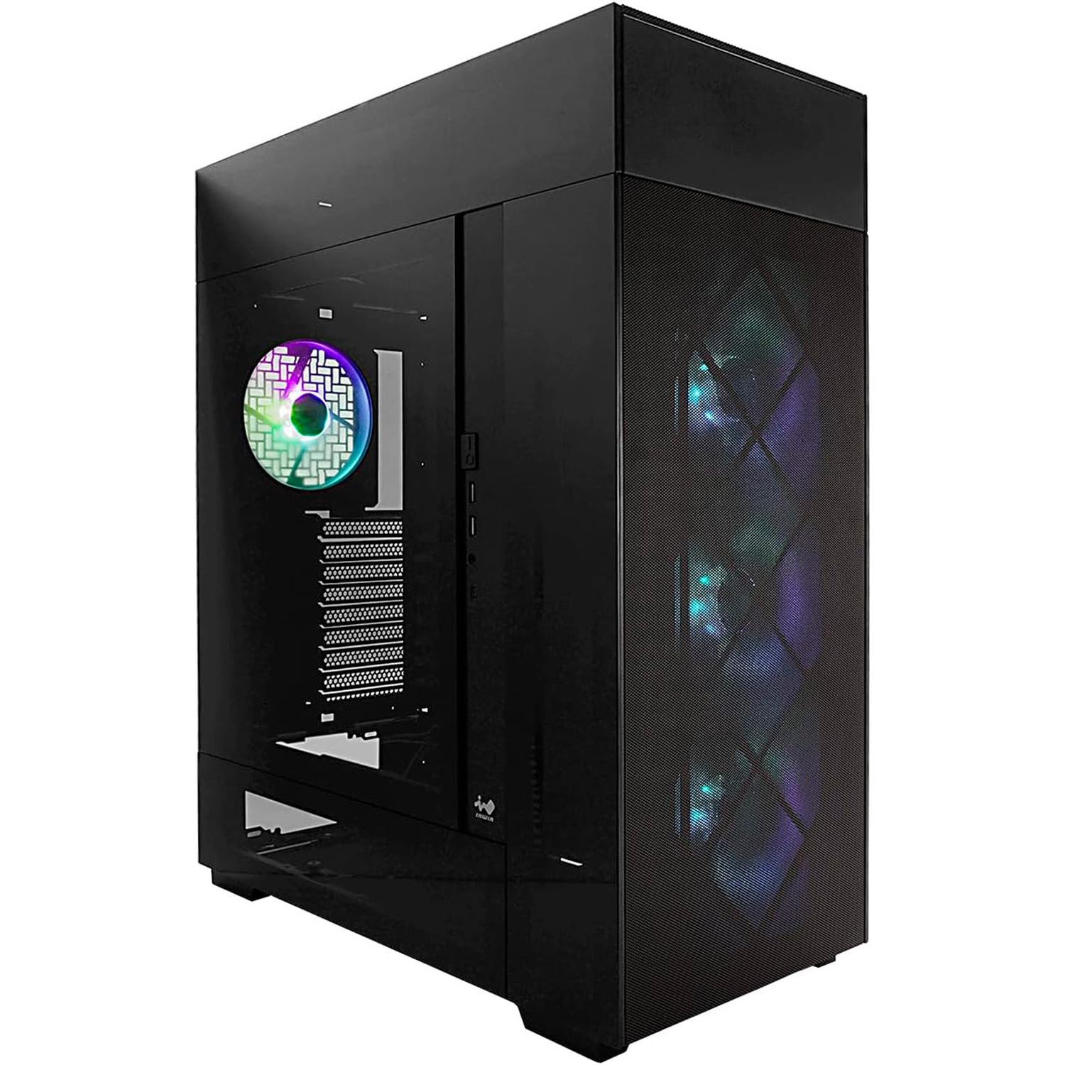 Gabinete Gamer IN WIN MODFREE DELUXE E-ATX Full Torre 7 Fan Cristal Templado IW-CS-MFDELU-BLK