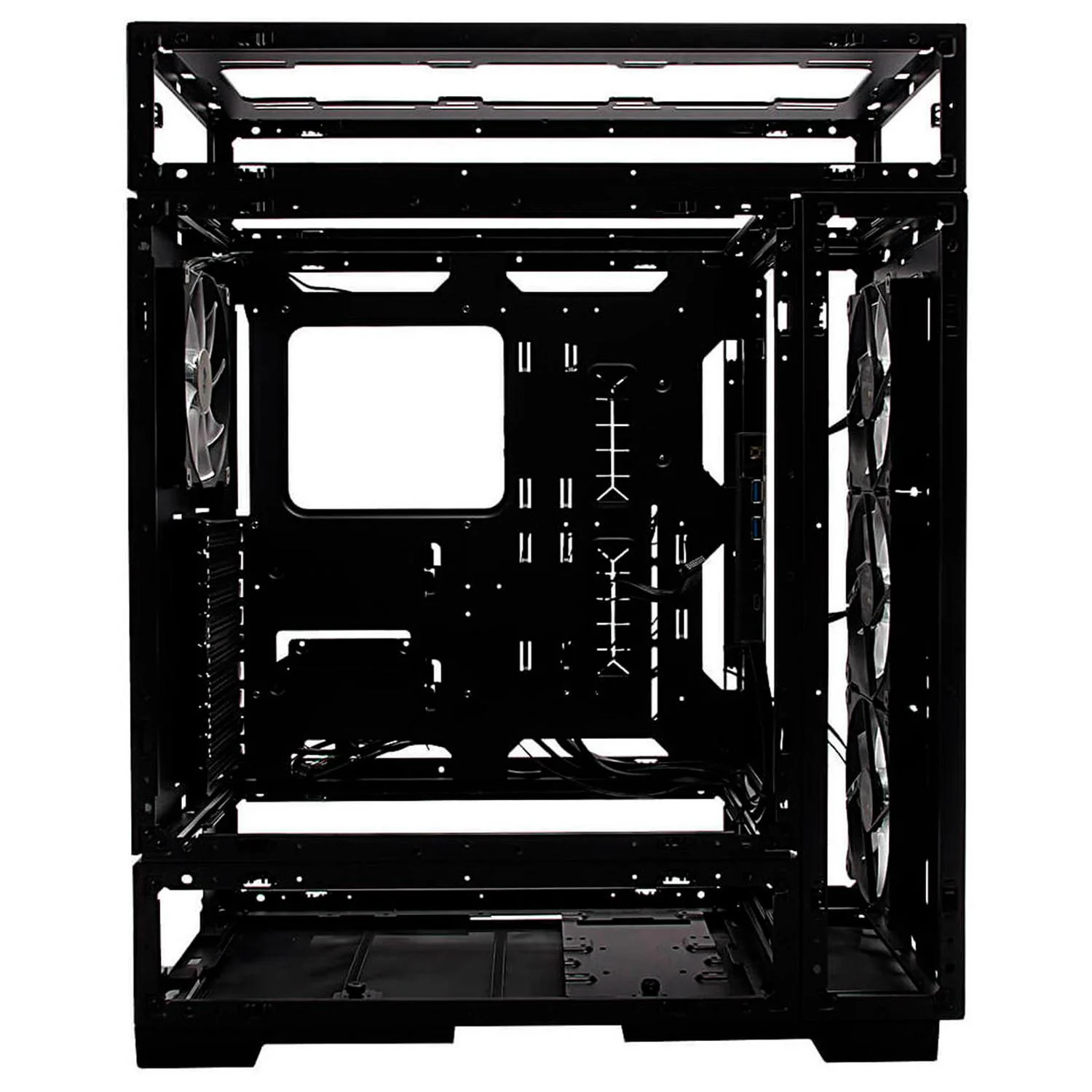 Gabinete Gamer IN WIN MODFREE DELUXE E-ATX Full Torre 7 Fan Cristal Templado IW-CS-MFDELU-BLK - Image 4