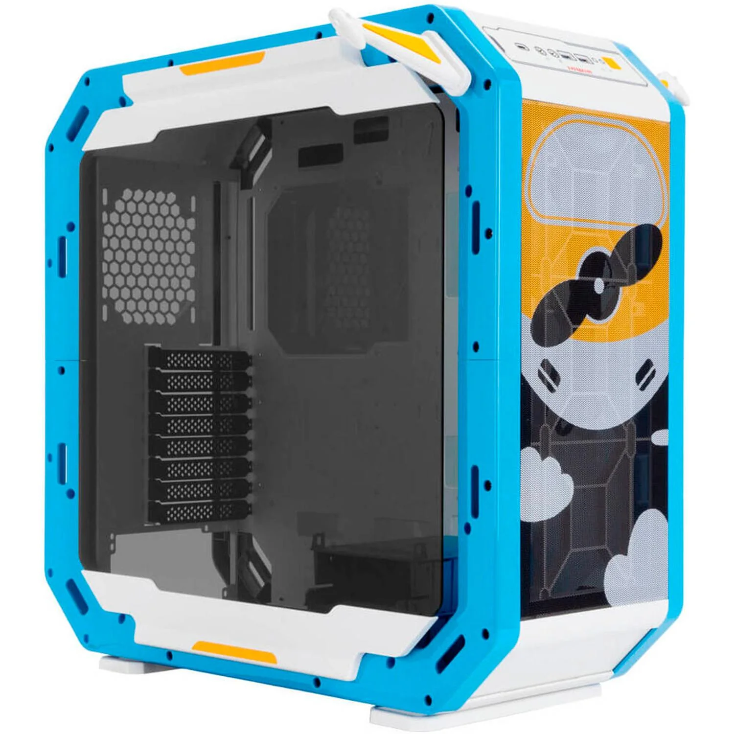 Gabinete Gamer IN WIN MONSTERS-A PLANNIE E-ATX Media Torre Cristal Templado USB-C IW-CS-CASEMONSTERS - Image 2