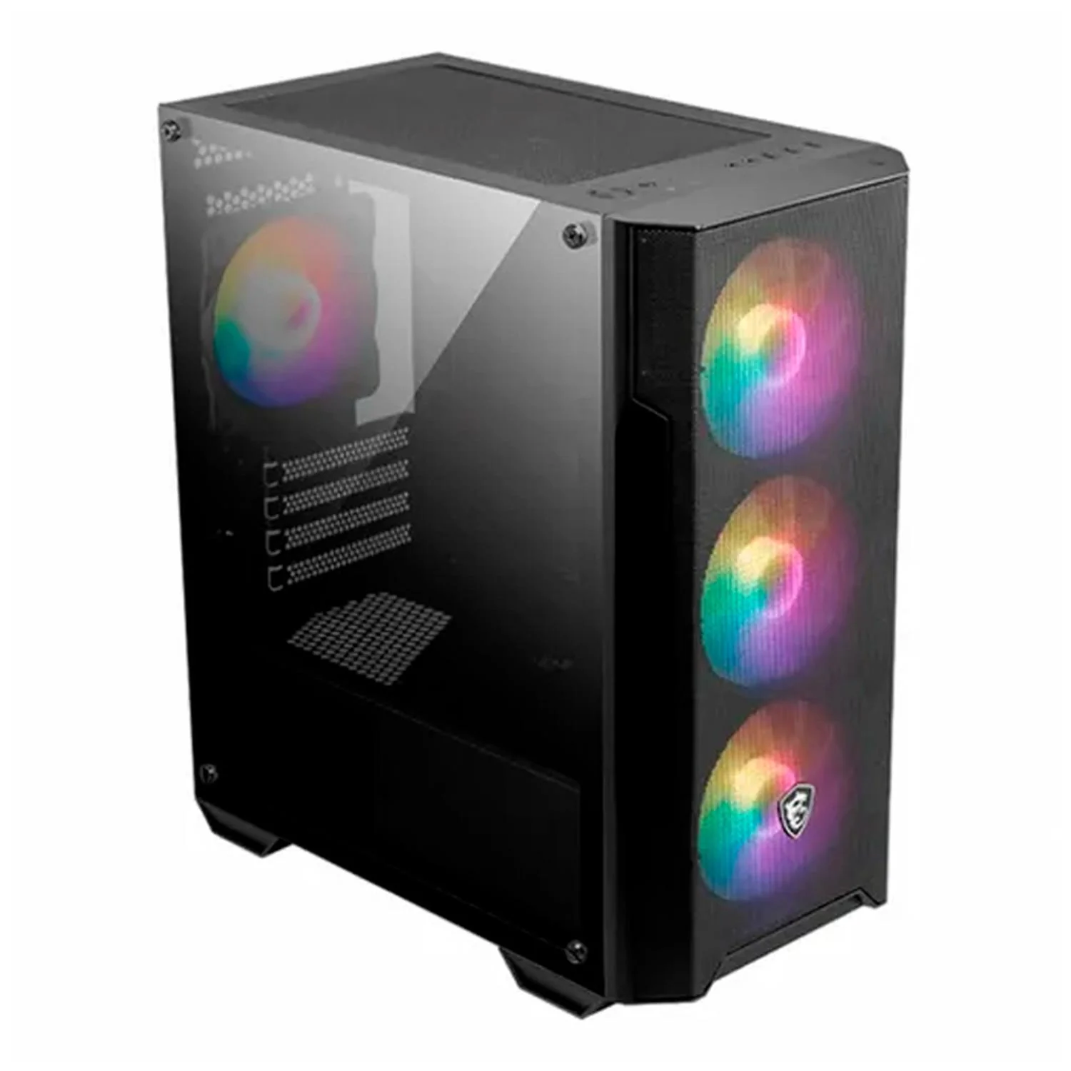 Gabinete Gamer MSI MAG FORGE M100A Micro ATX 4 FAN Acrilico ARGB - Image 3