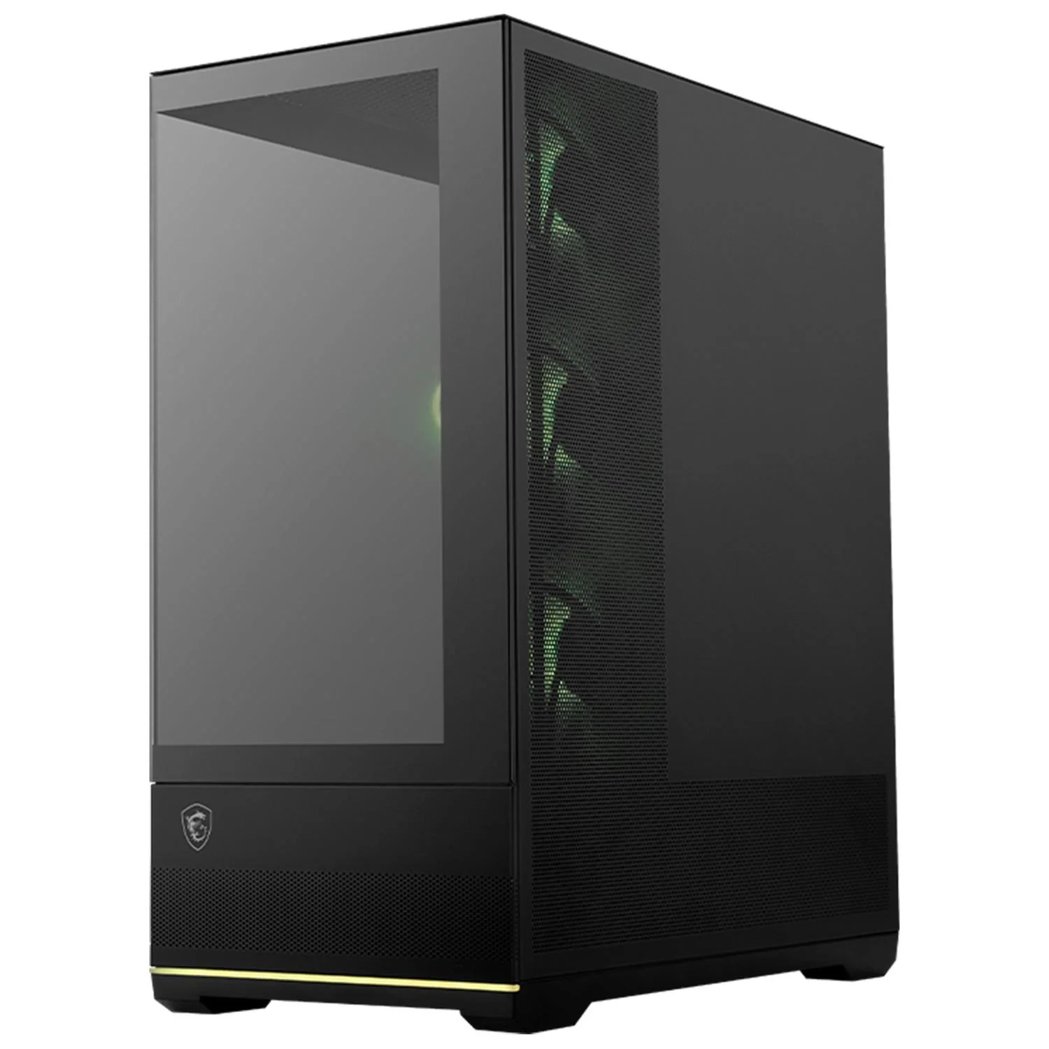 Gabinete Gamer MSI MAG PANO 110R PZ ATX Media Torre 4 Fan Cristal Templado USB-C ARGB Negro - Image 3
