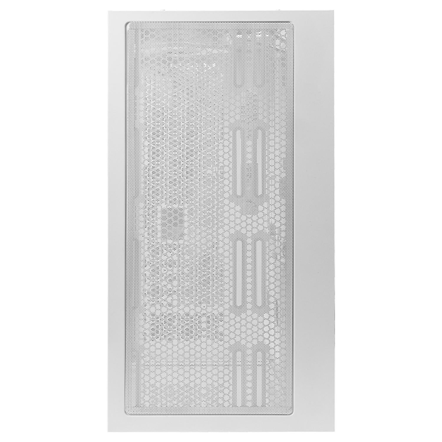 Gabinete Gamer MSI MAG PANO 110R PZ WHITE ATX Media Torre 4 Fan Cristal Templado USB-C ARGB Blanco - Image 6