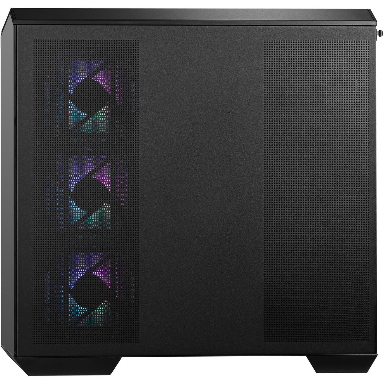 Gabinete Gamer MSI MAG PANO M100R PZ Micro ATX Micro Torre 4 Fan Cristal Templado USB-C ARGB Negro - Image 5