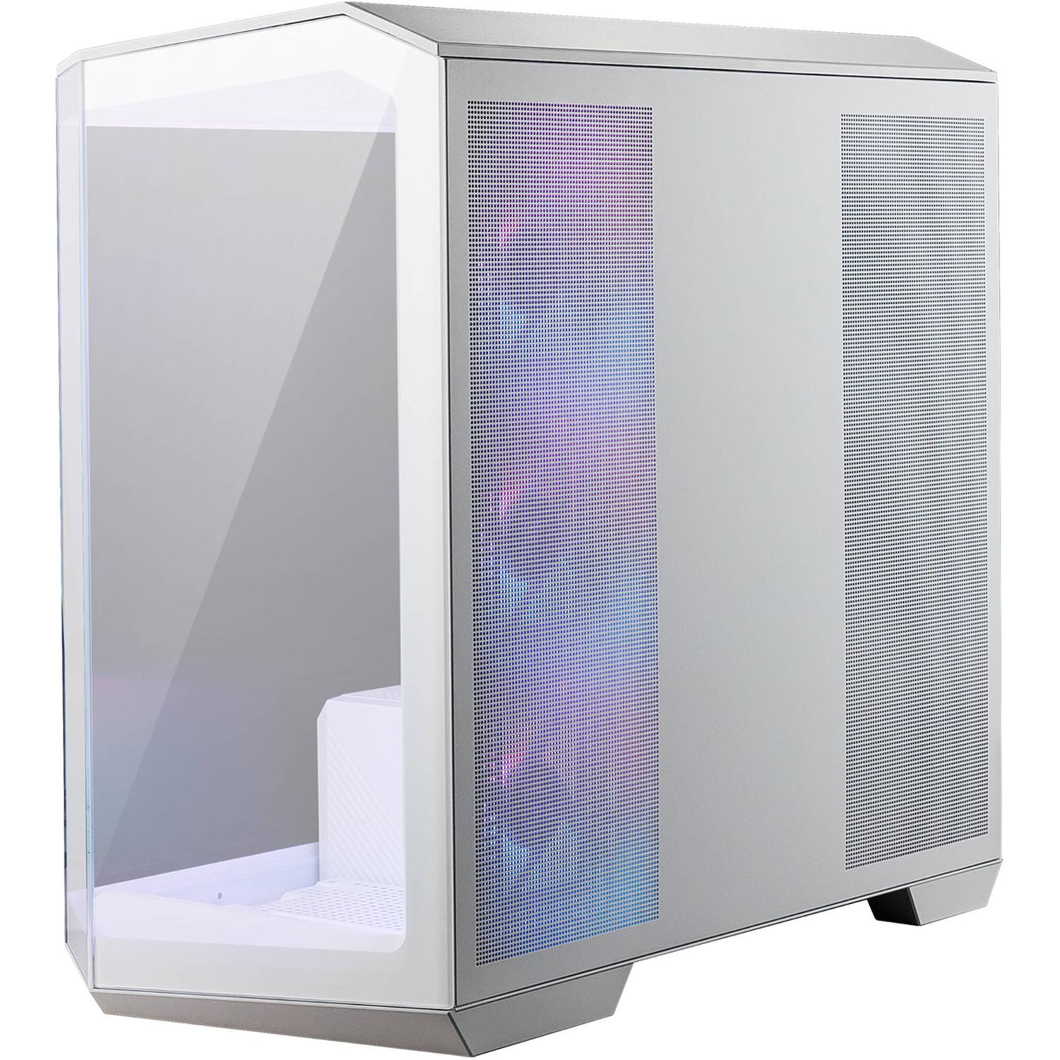 Gabinete Gamer MSI MAG PANO M100R PZ WHITE Micro ATX Micro Torre 4 Fan Cristal Templado USB-C ARGB - Image 3