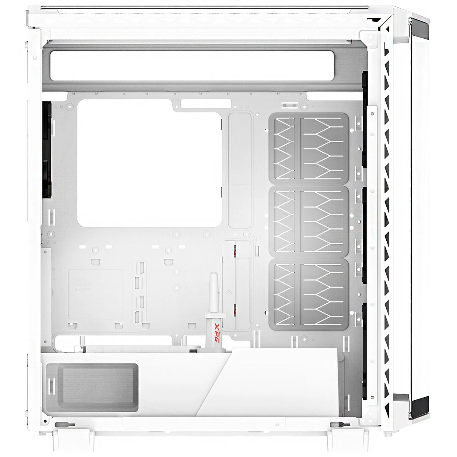 Gabinete Gamer XPG BATTLECRUISER II ST E-ATX 4 Fan ARGB Cristal Templado Blanco BATTLECRUISERIIST-WH - Image 4