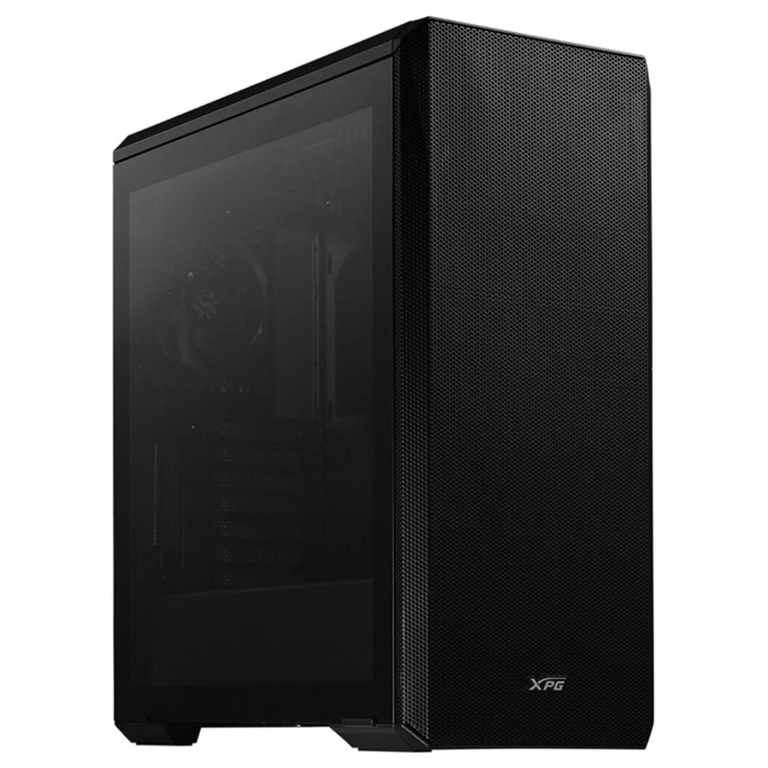 Gabinete Gamer XPG DEFENDER E-ATX Media Torre 3 FAN Cristal Templado Negro DEFENDER-BKCWW
