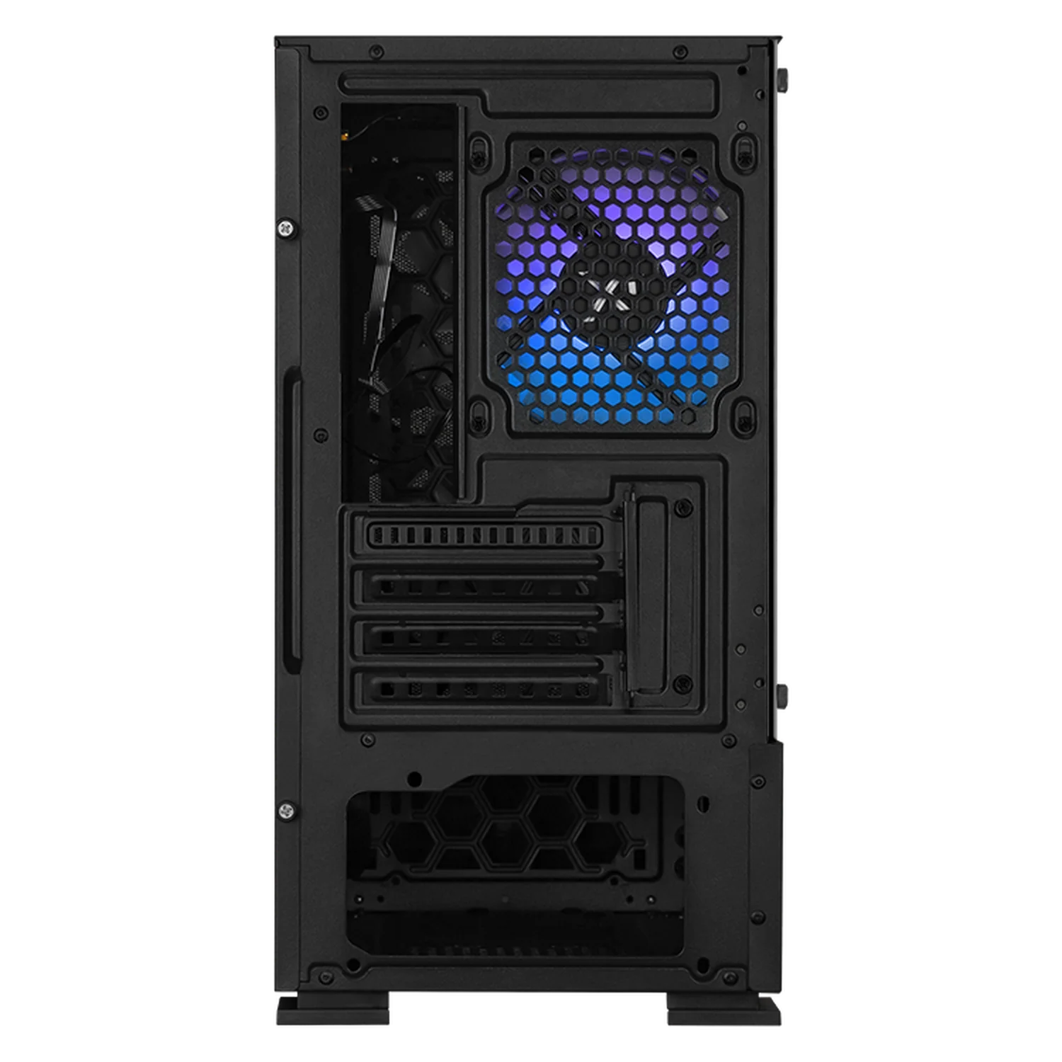 Gabinete XTREME PC GAMING Air Flow Mini Torre 3 Fan ARGB Negro CXTB701BK - Image 4