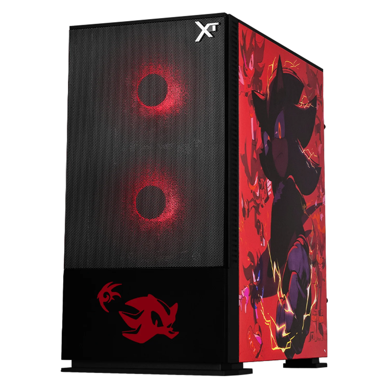Gabinete XTREME PC GAMING Sonic Shadow Comic Edition Mini Torre 3 Fan ARGB Negro CXTSCAIBK - Image 2
