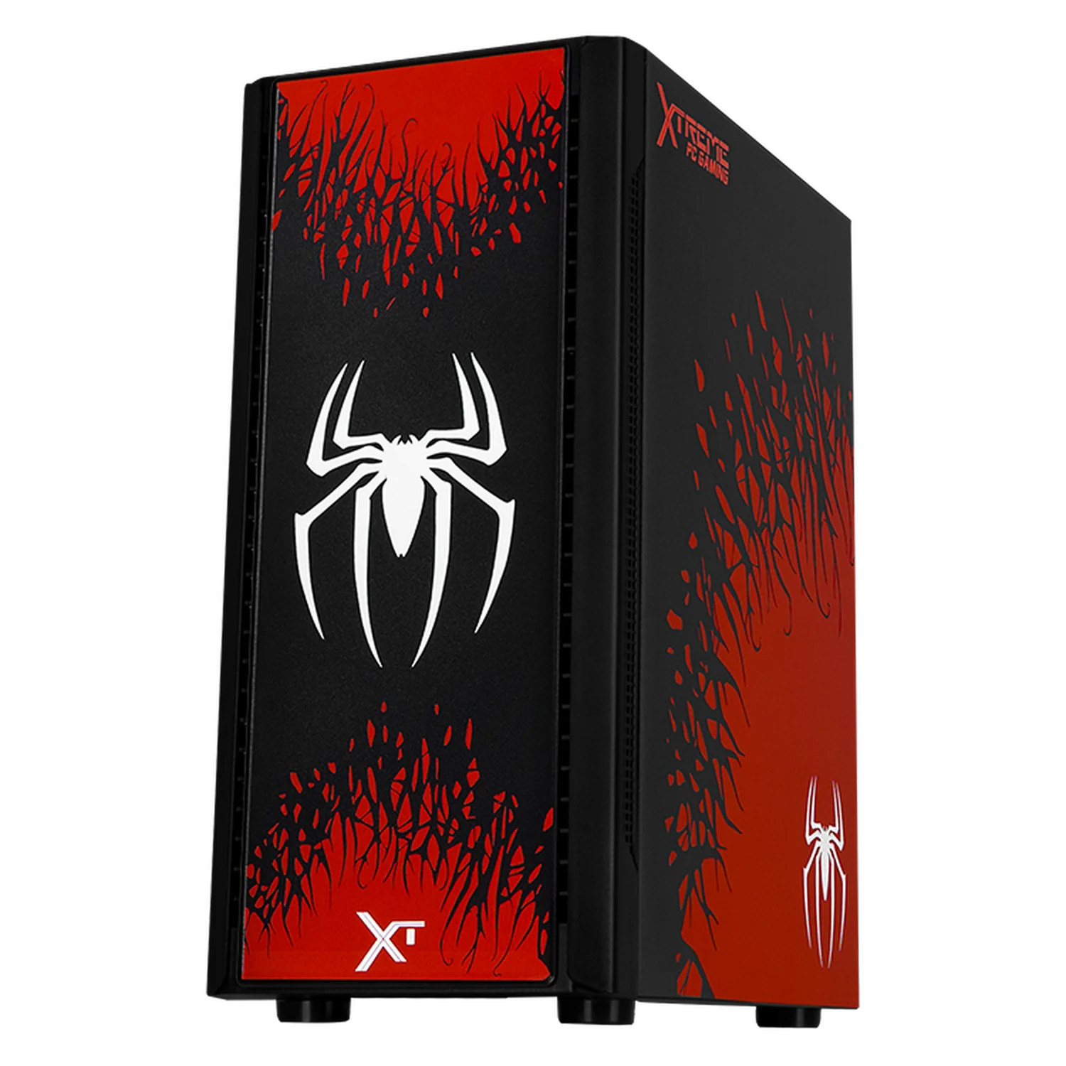 Gabinete XTREME PC GAMING Spider-Man II V3 Edition Mini Torre 3 Fan RGB Negro CXTSPII730BK - Image 2