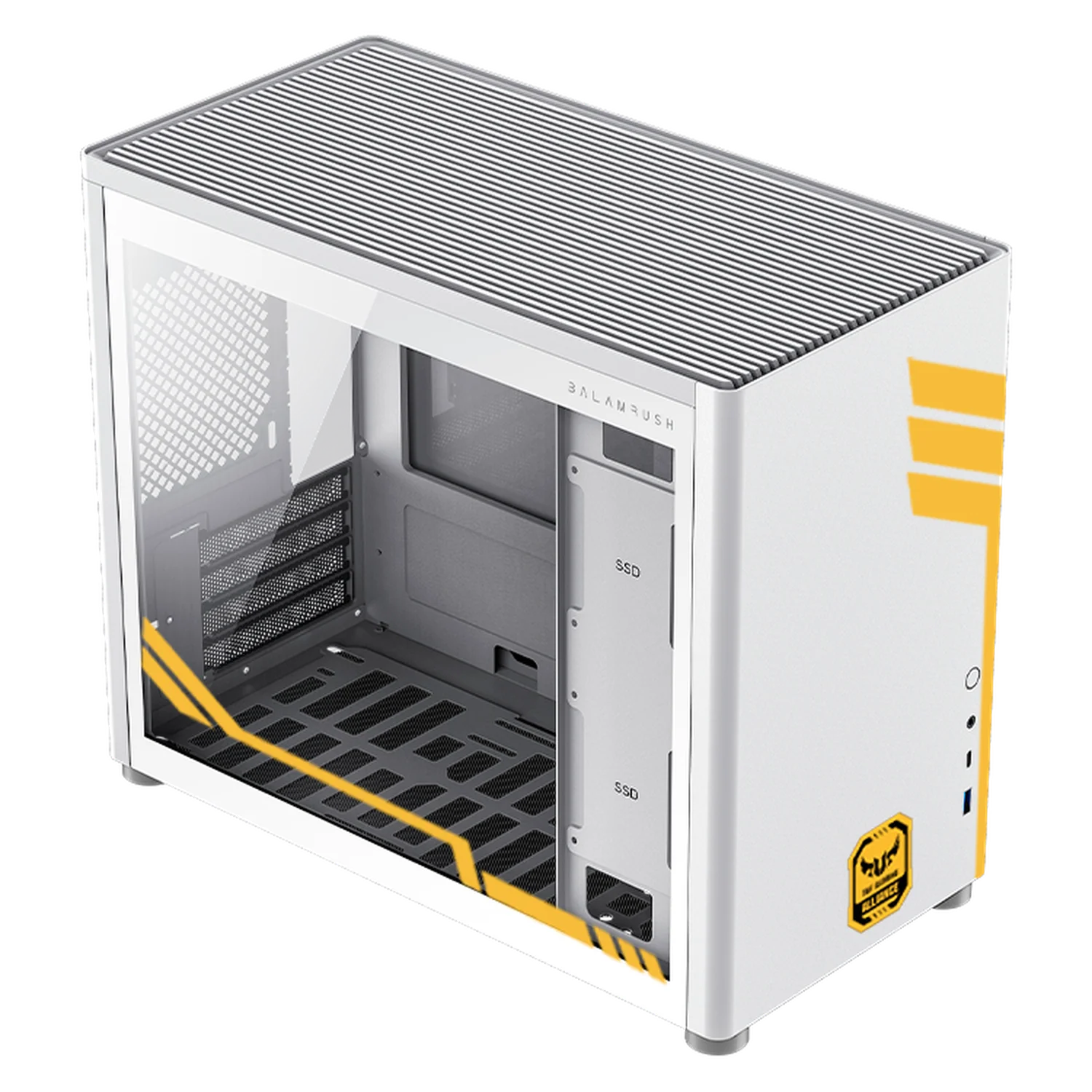 Gabinete XTREME PC GAMING TUF Allience Edition Mini Torre USB-C Blanco CXTTU985WT - Image 3
