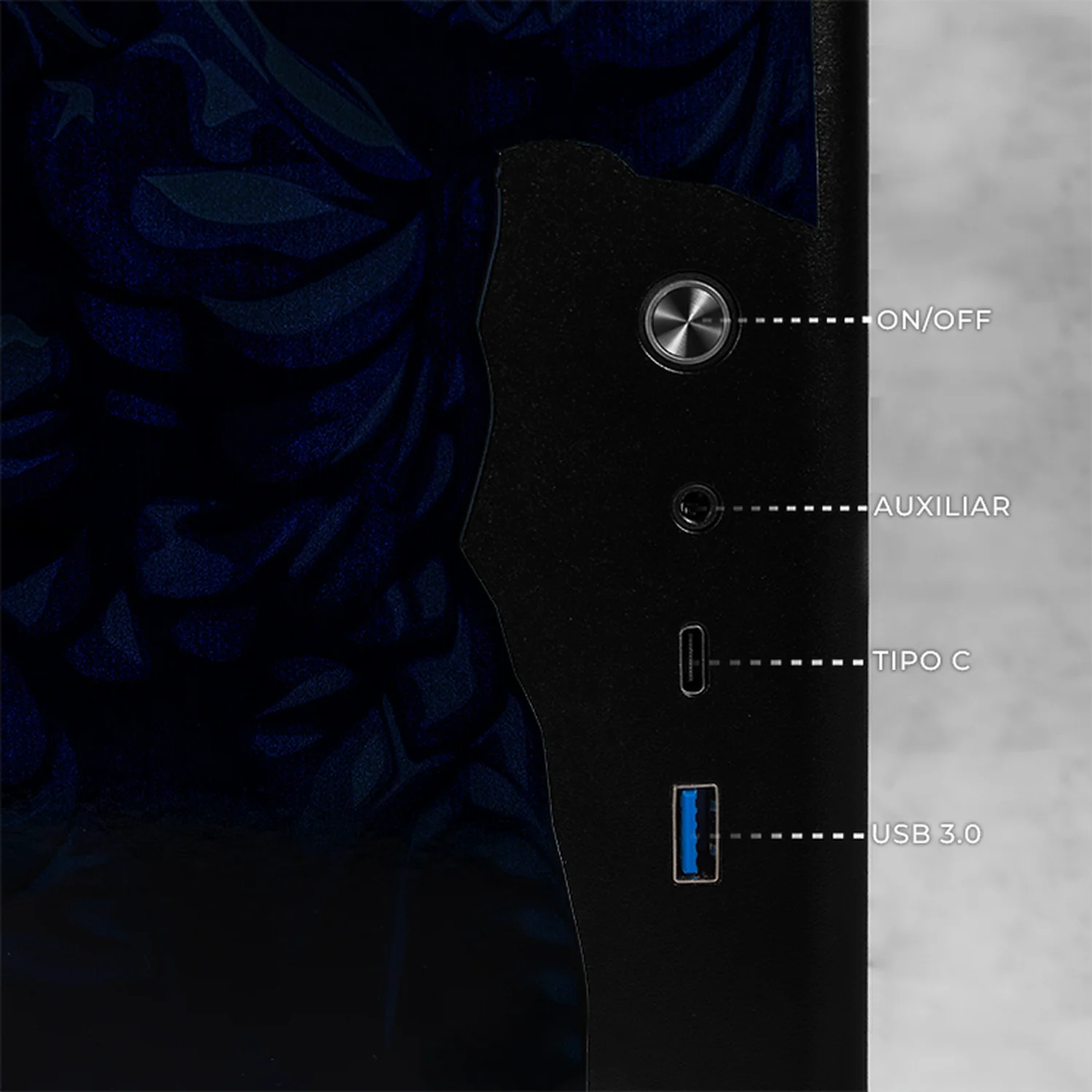 Gabinete XTREME PC GAMING Venom-Spider Comic Edition Mini Torre USB-C Negro CXTVS985BK - Image 4