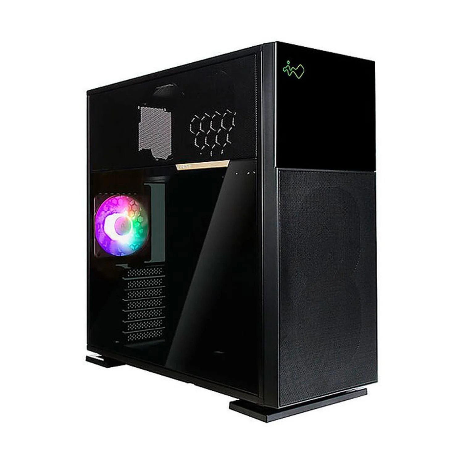 Gabinete IN WIN 515 1 Fan USB Tipo C Cristal Templado Soporte GPU Media Torre - Image 2
