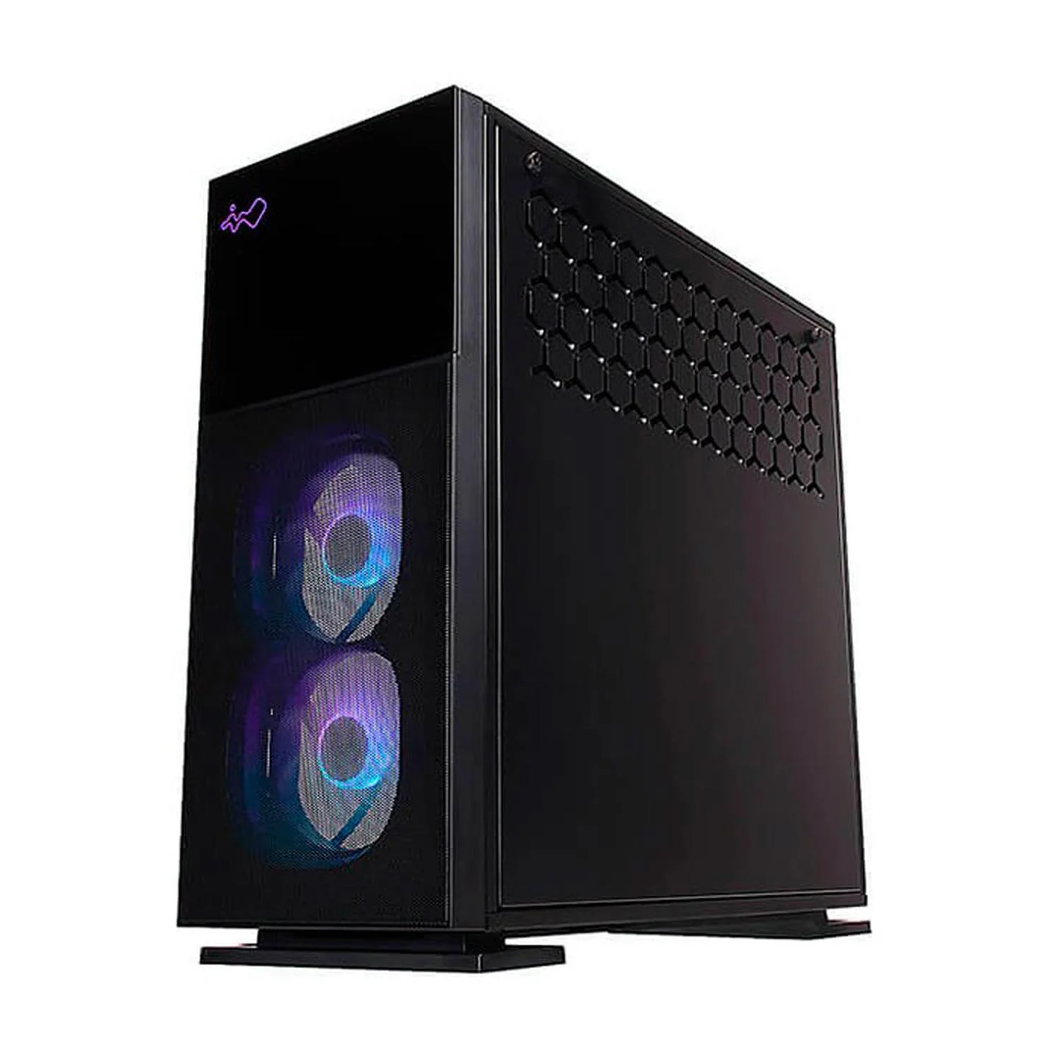 Gabinete IN WIN 515 1 Fan USB Tipo C Cristal Templado Soporte GPU Media Torre - Image 3