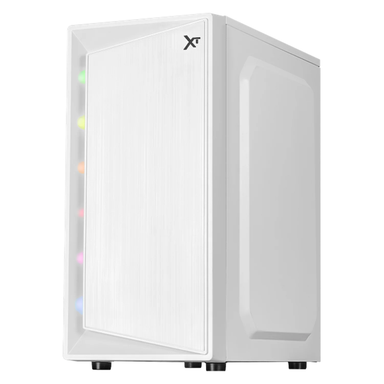 Gabinete XTREME PC GAMING Squad Mini Torre 1 Fan FRGB 500W Blanco CDXT900WTV2 - Image 2