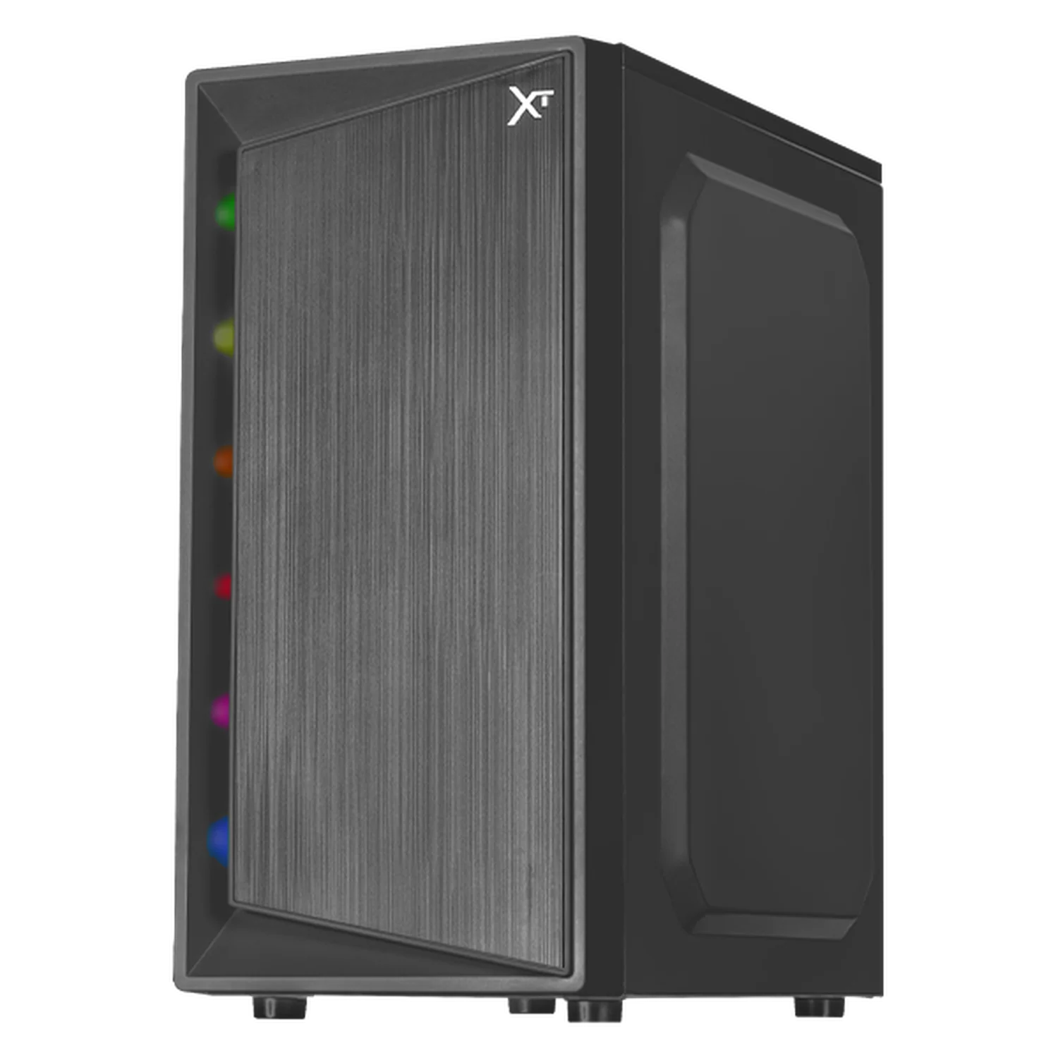 Gabinete XTREME PC GAMING Squad Mini Torre 1 Fan FRGB Gris CDXT900M - Image 2