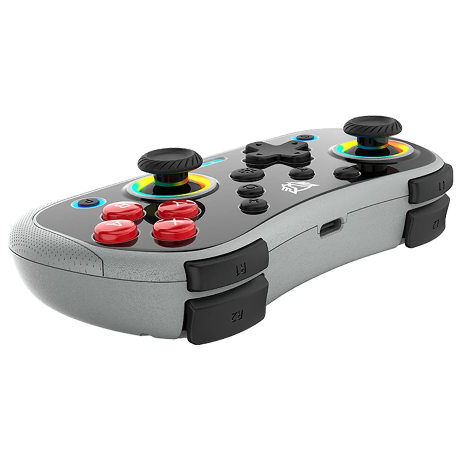 Gamepad BALAM RUSH KONTROL POCKET G555 Conexion Dual Bt 5.0 / USB-C Switch Android iOS PC Negro/Gris - Image 4