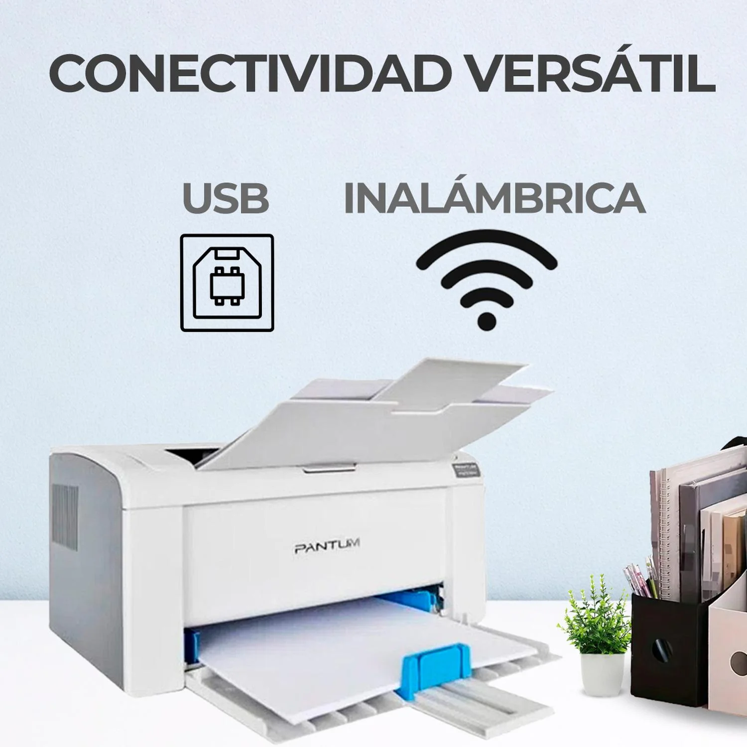 Impresora Inalambrica PANTUM P2509W Laser Monocromatica Blanco y Negro A4 USB 2.0 WiFi Alto rendimiento y velocidad - Image 5