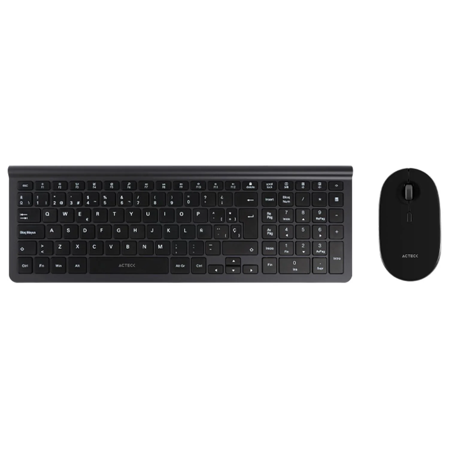 Kit Teclado y Mouse ACTECK CREATOR INSPIRE EDGE MK675 Inalambrico USB 2.4Ghz Ultra Delgado AC-934954