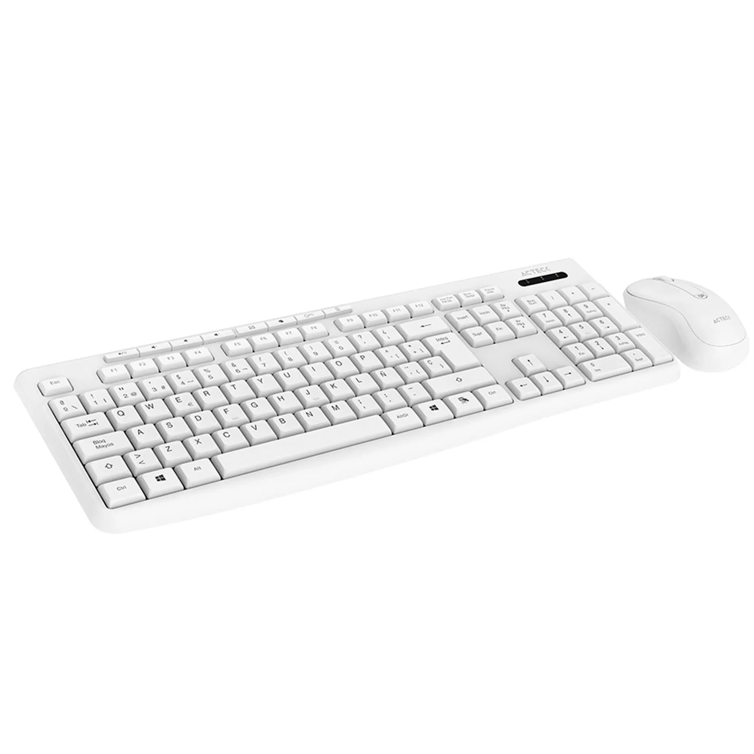 Kit 2 en 1 Teclado y Mouse ACTECK CREATOR PRIME MK225 Inalambrico USB 2.4 Ghz Blanco AC-941785 - Image 2