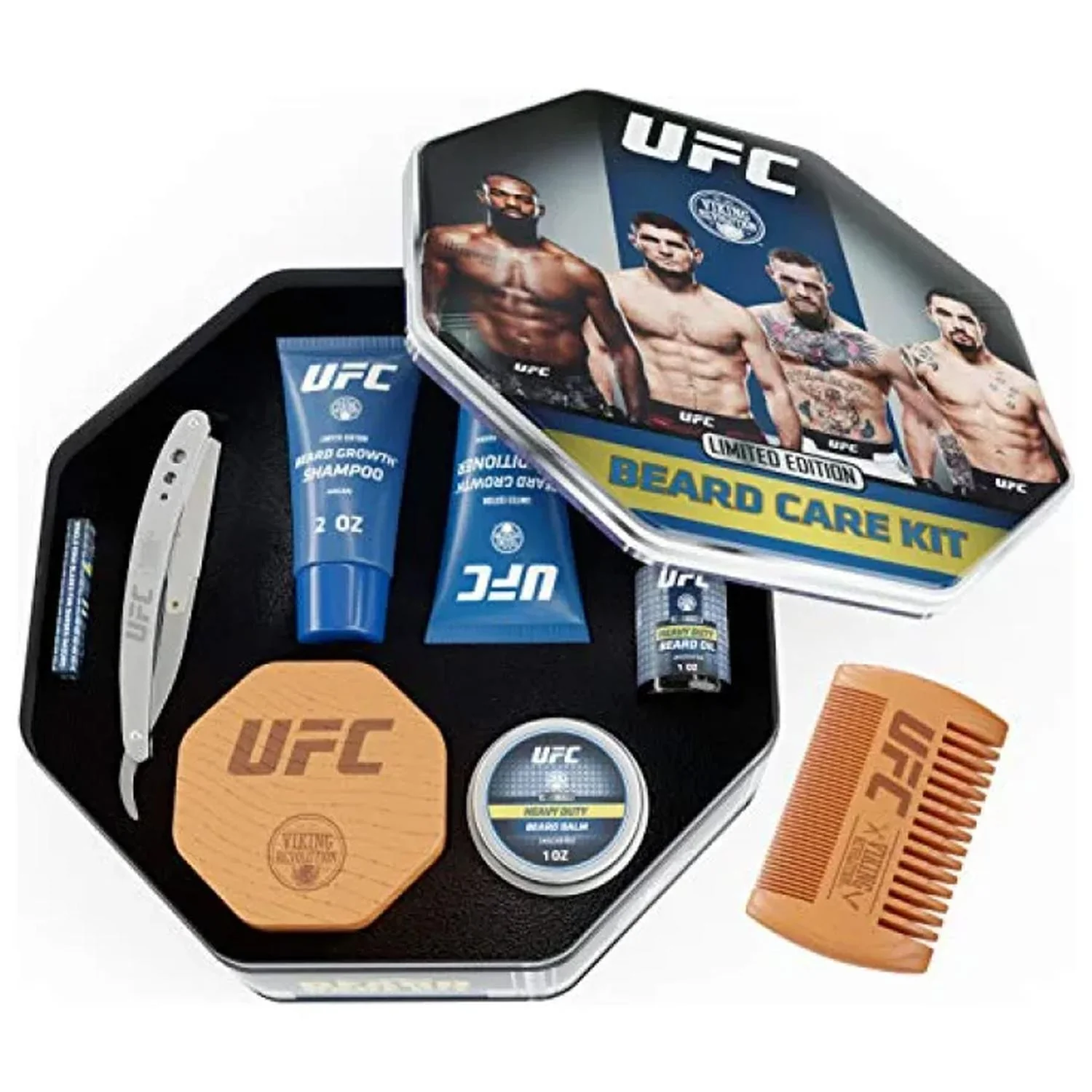 Kit de Barberia 9 en 1 VIKING REVOLUTION UFC Edicion Limitada X002AQUUL7 - Image 2