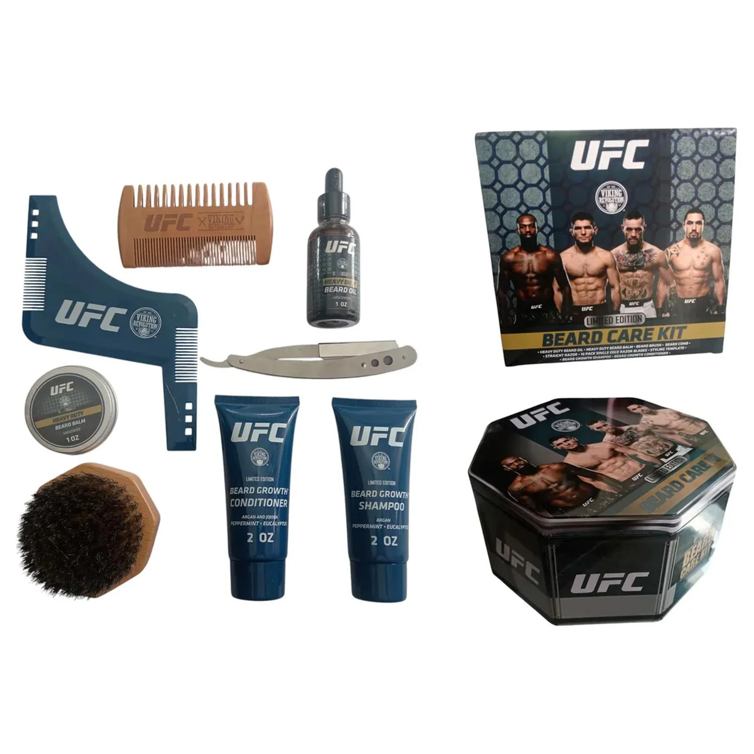 Kit de Barberia 9 en 1 VIKING REVOLUTION UFC Edicion Limitada X002AQUUL7 - Image 3