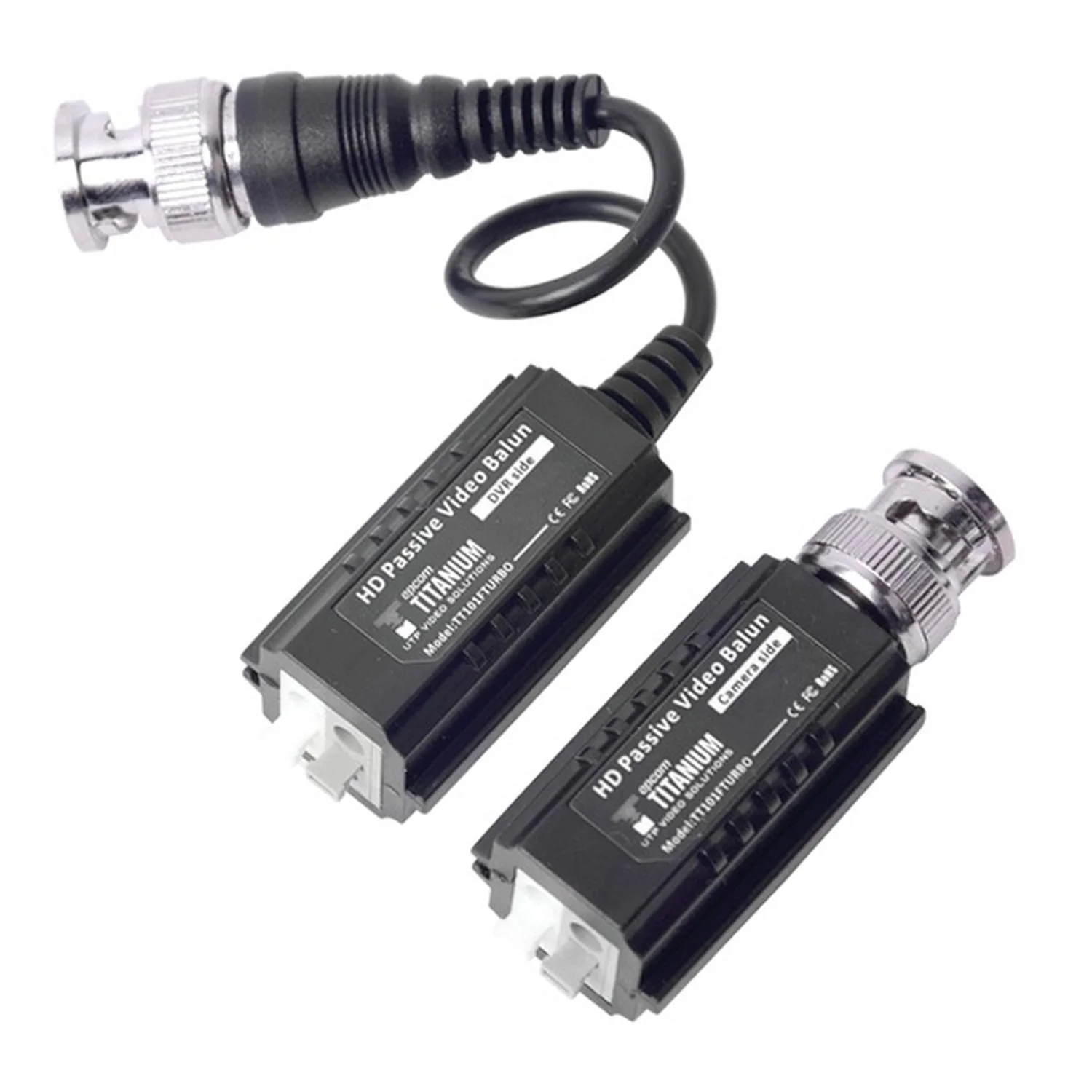 Kit de Transceptores EPCOM Terminal PUSH SUPERIOR 4K Coaxial Blindado TT-101-F-TURBO