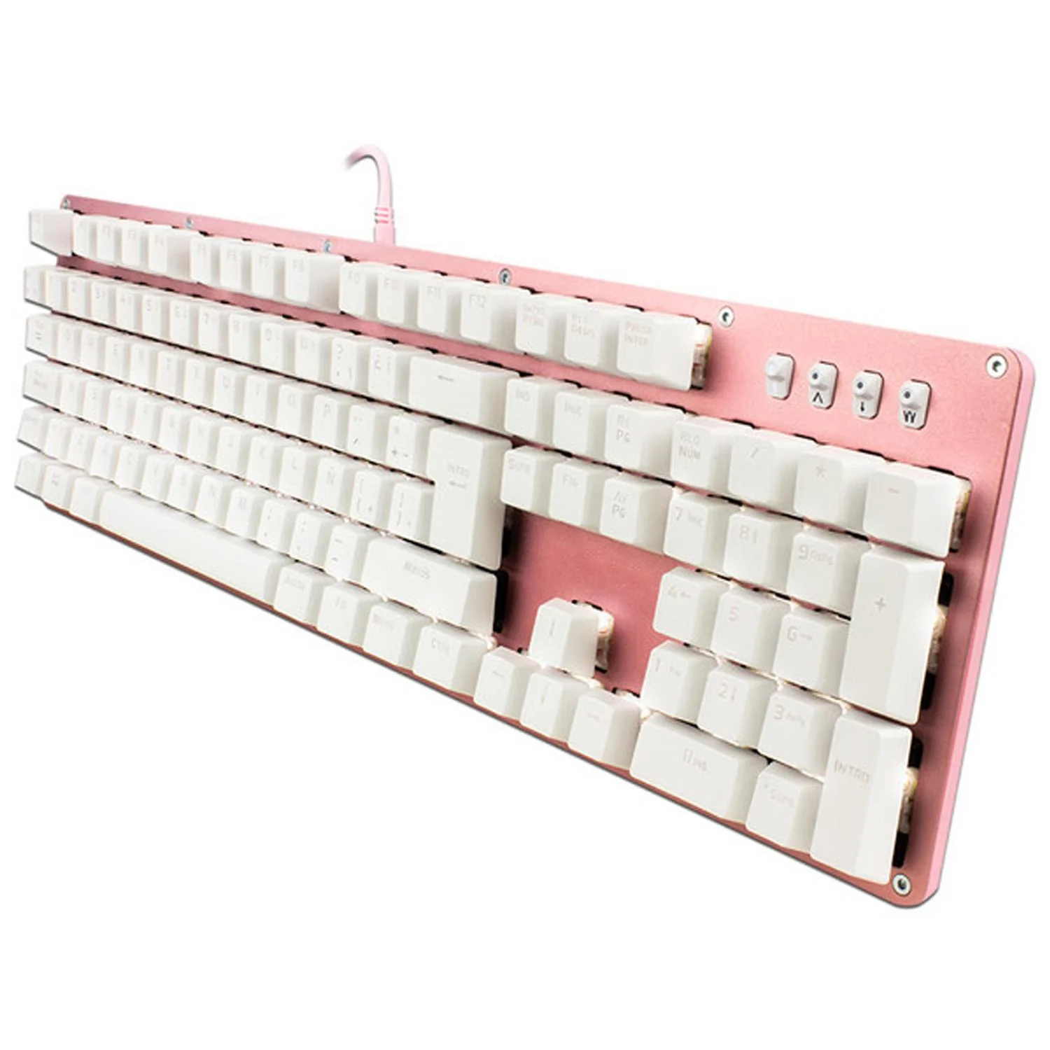 Kit Gamer 2 en 1 DXT GAMING Teclado Mecanico Switch Rojo y Mouse 7200 DPI Sensor Optico Alambrico US - Image 3