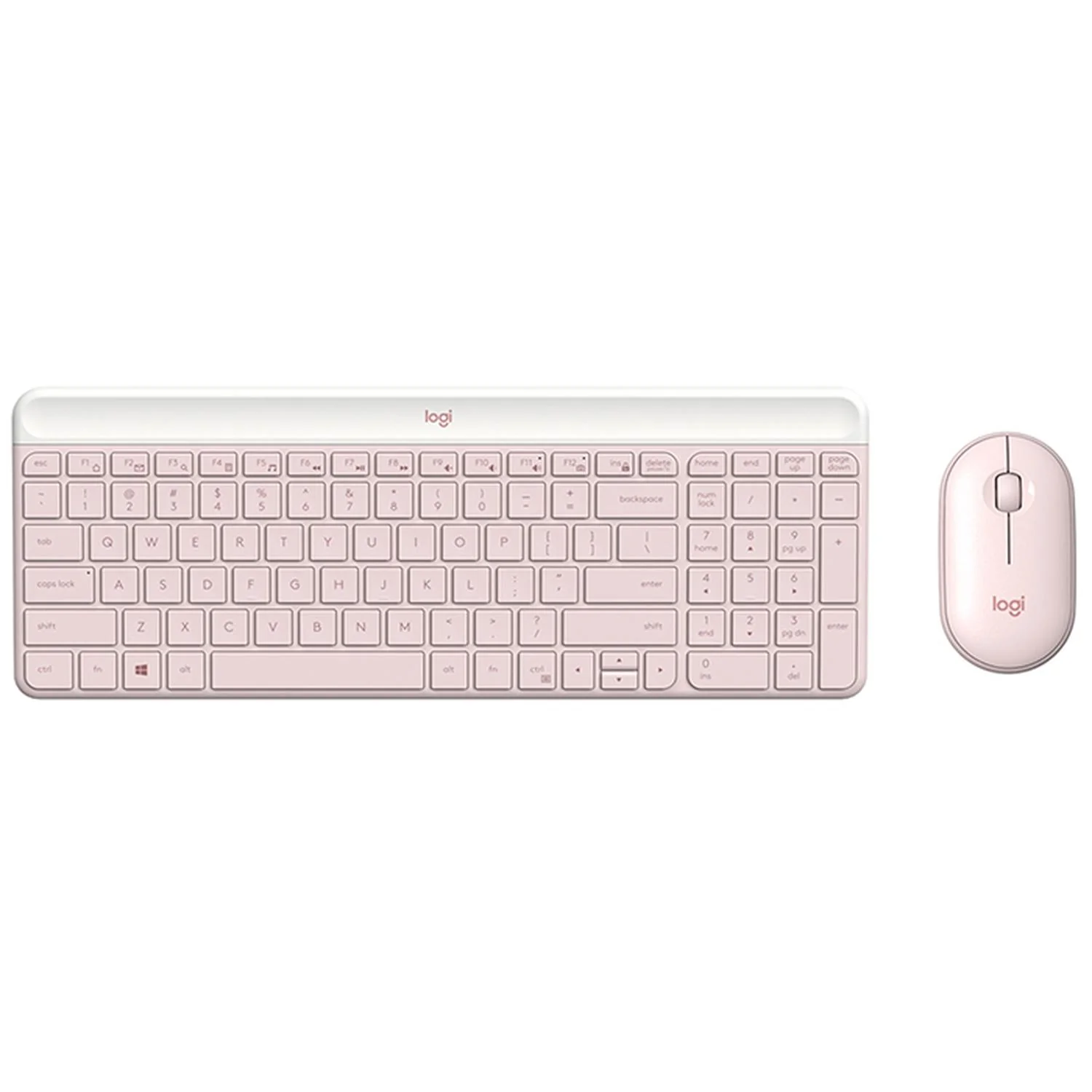 Kit Teclado Mouse LOGITECH MK470 Slim Inalambrico Rosa 920-011312