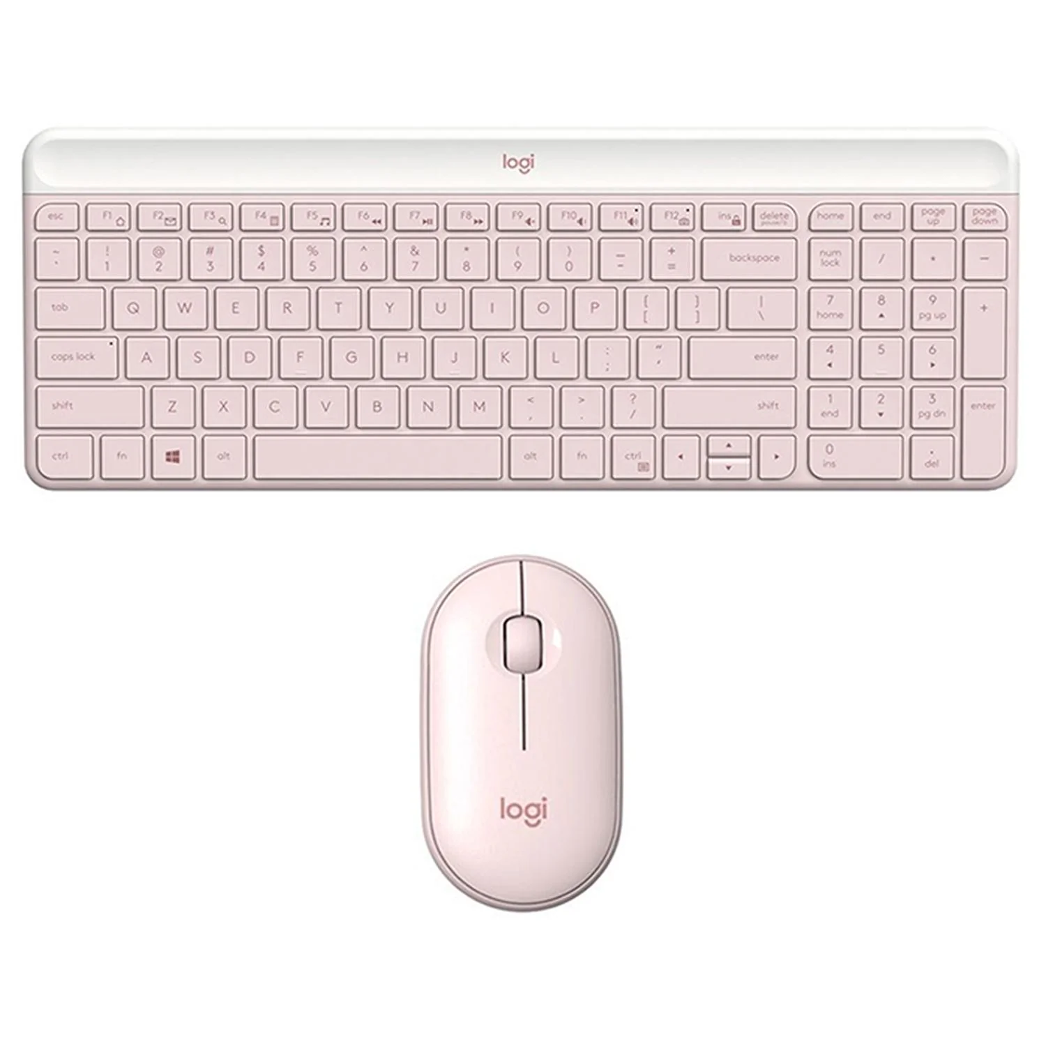 Kit Teclado Mouse LOGITECH MK470 Slim Inalambrico Rosa 920-011312 - Image 2